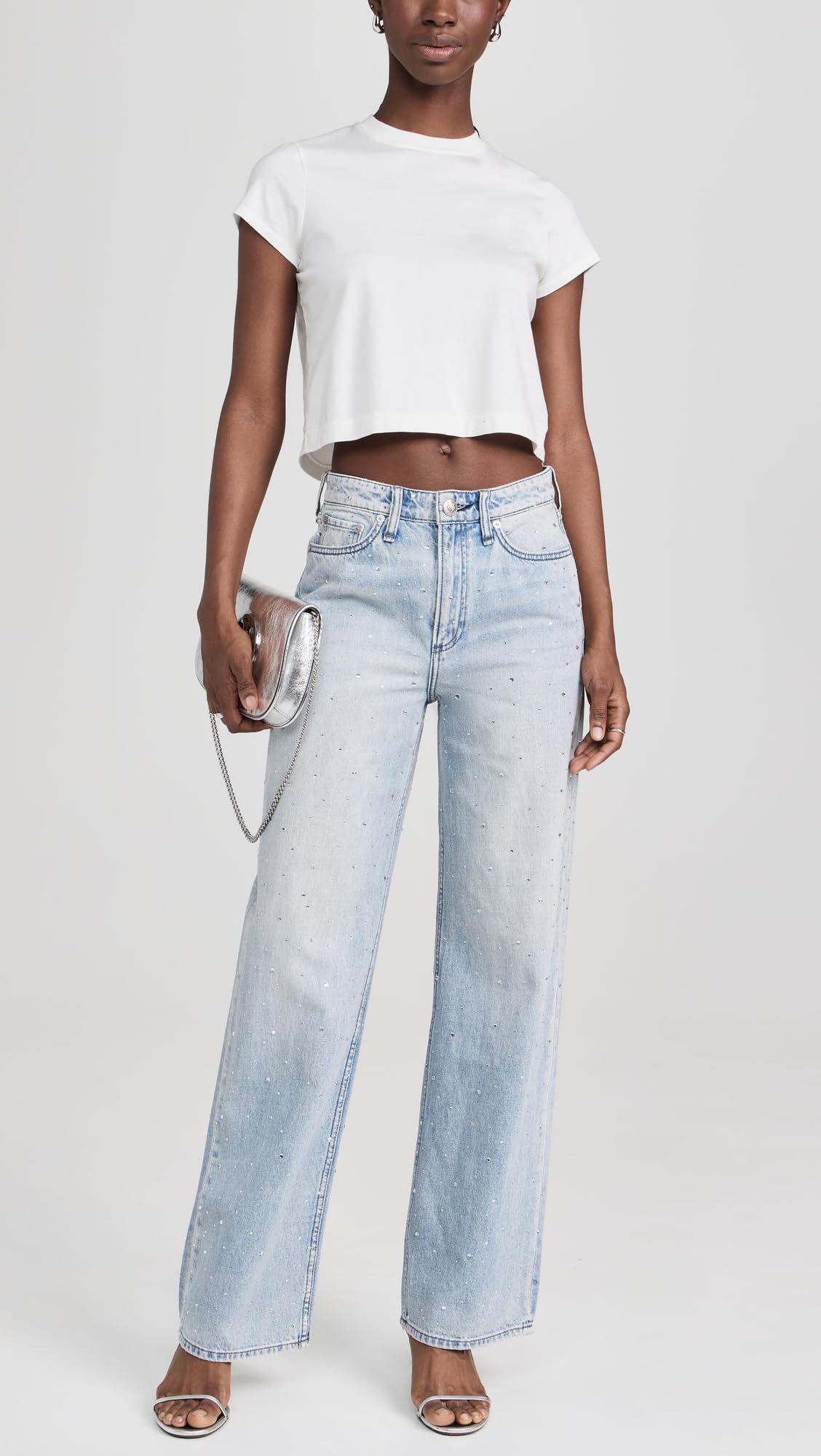 rag & bone Women's Logan Jeans - High Waist Skinny Denim Pants for Everyday Wear & Night Out | Comfortable Stretch Fit Fashion Jeans for Women
