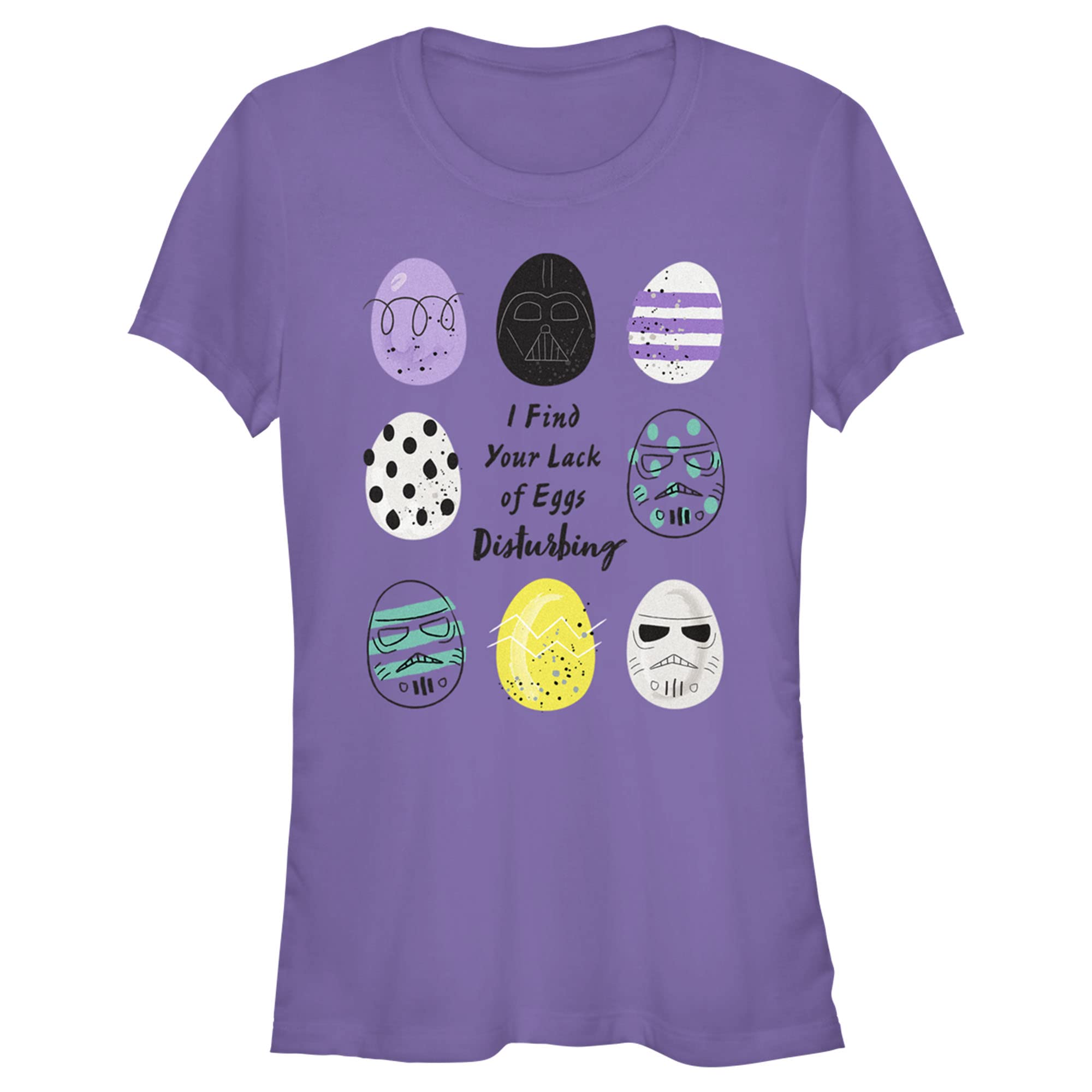 Star Wars Easter Darth Vader T-Shirt - I Find Your Lack of Eggs Disturbing Funny Graphic Tee for Kids & Teens - Perfect for Easter Celebrations, Cosplay & Star Wars Fans