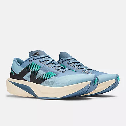 Men's New Balance FuelCell Rebel v4 Running Shoes - Lightweight & Responsive for Training & Racing (Heron Blue/CH) - Perfect for Marathon, Jogging & Gym Workouts