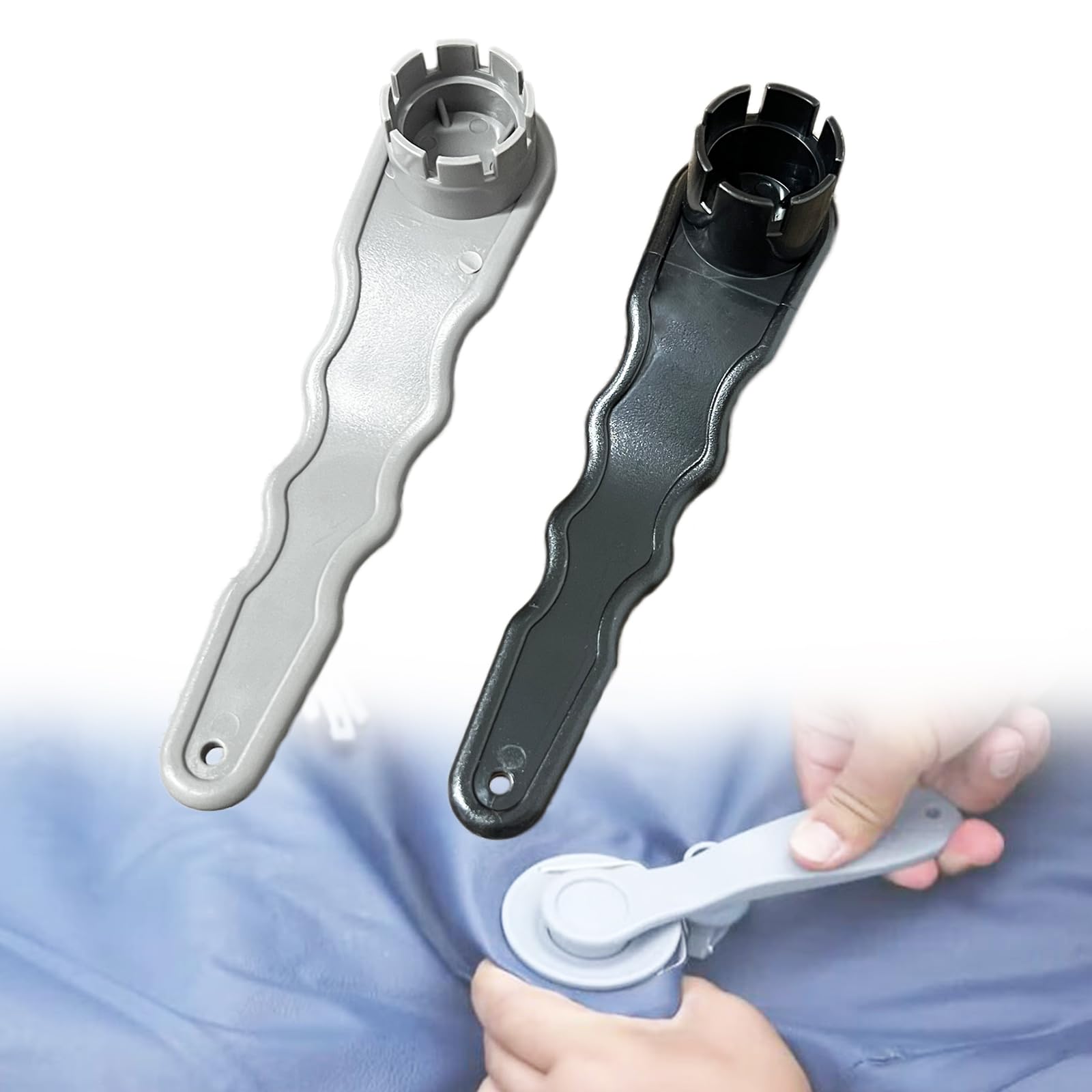 Inflatable Boat Air Valve Wrench Repair Tool - 6 & 8-Groove Kit for Pontoon, Canoe, Kayak, Dinghy, Hot Tub - Essential for Watercraft Maintenance & Emergency Repairs on Lakes, Rivers & Outdoor Adventures