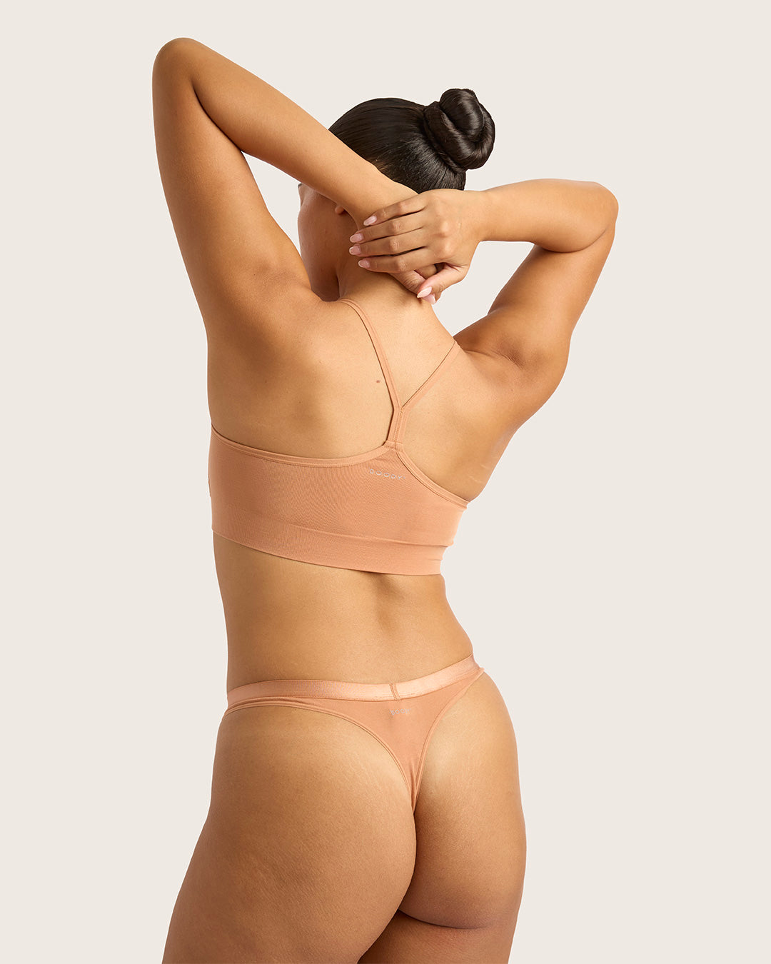 LYOLYTE Racerback Bralette - Seamless Sports Bra for Women | Comfortable Yoga & Workout Top | Lightweight Breathable Activewear for Gym, Running & Lounge Wear