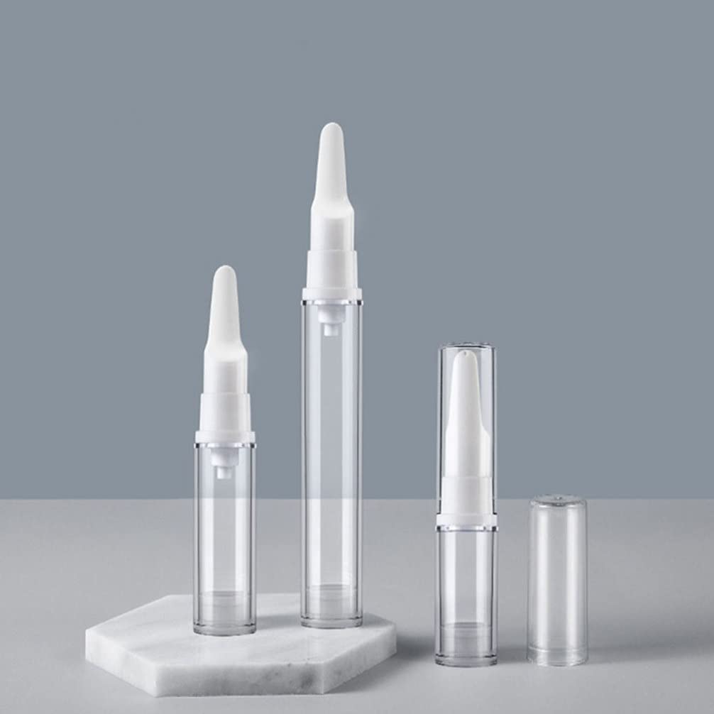 **HEALLILY 8Pcs 15ml Airless Pump Bottles - Refillable Vacuum Travel Containers for Eye Serum, Lotion, Cream & Makeup Foundations | Portable & Leak-Proof for Skincare, Travel & Daily Use**