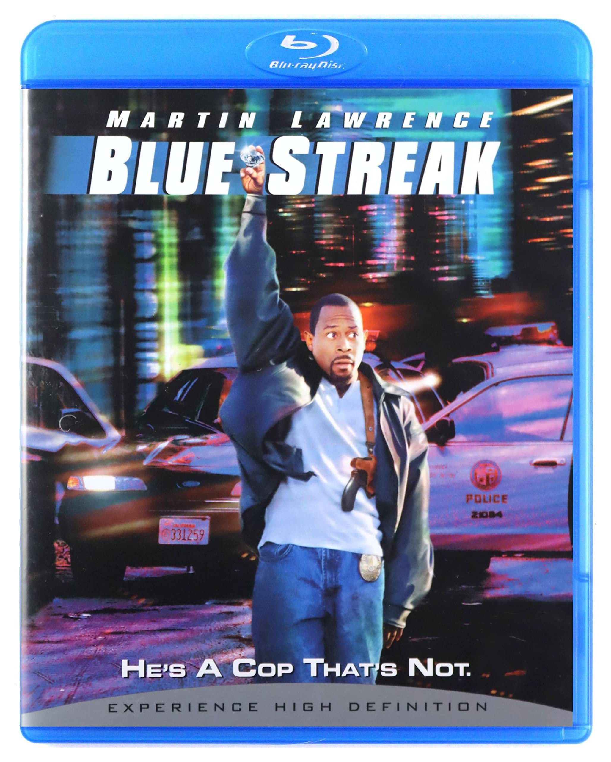 Blue Streak DVD - Region Free with English Audio - Perfect for Movie Nights & Home Entertainment
