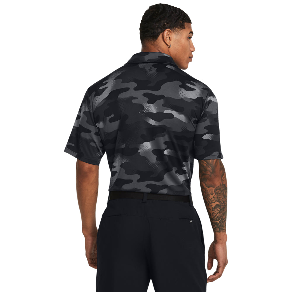 Men's Under Armour Freedom Print Polo Shirt - Moisture-Wicking Performance Golf & Casual Wear for Active Lifestyles
