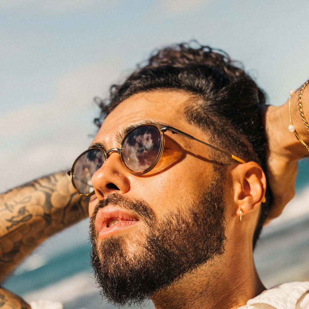 Baia Polarized Sunglasses for Women & Men - Honey Sepia Lens UV Protection - Perfect for Driving, Beach & Outdoor Activities