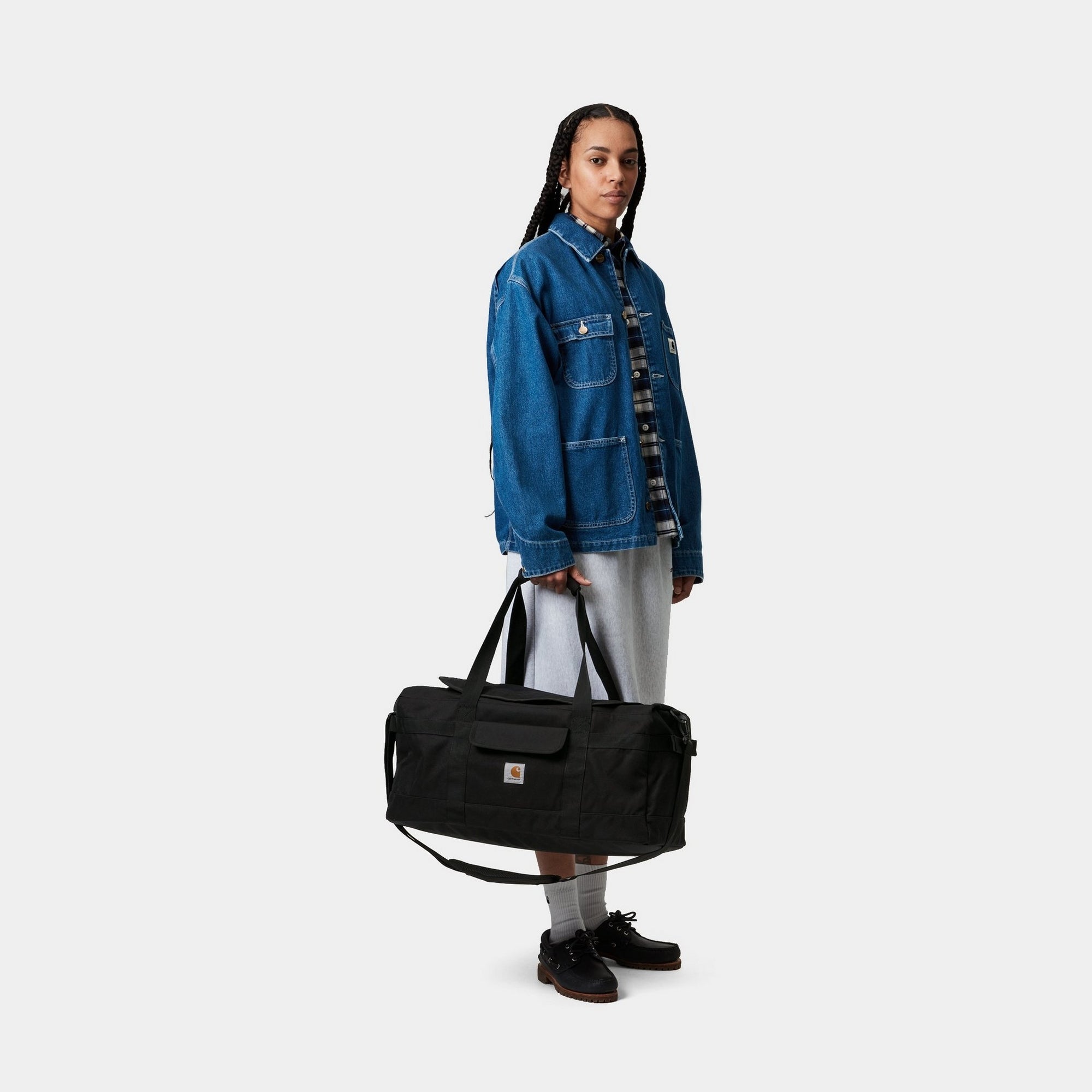 Jack Duffle Bag - Waterproof Travel Gym Bag for Men & Women | Black | Perfect for Workouts, Travel & Weekend Getaways