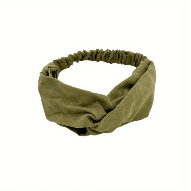 Gildie Suede Stretch Headband for Women - Soft & Comfortable Hair Accessories for Workouts, Yoga, Running & Everyday Style