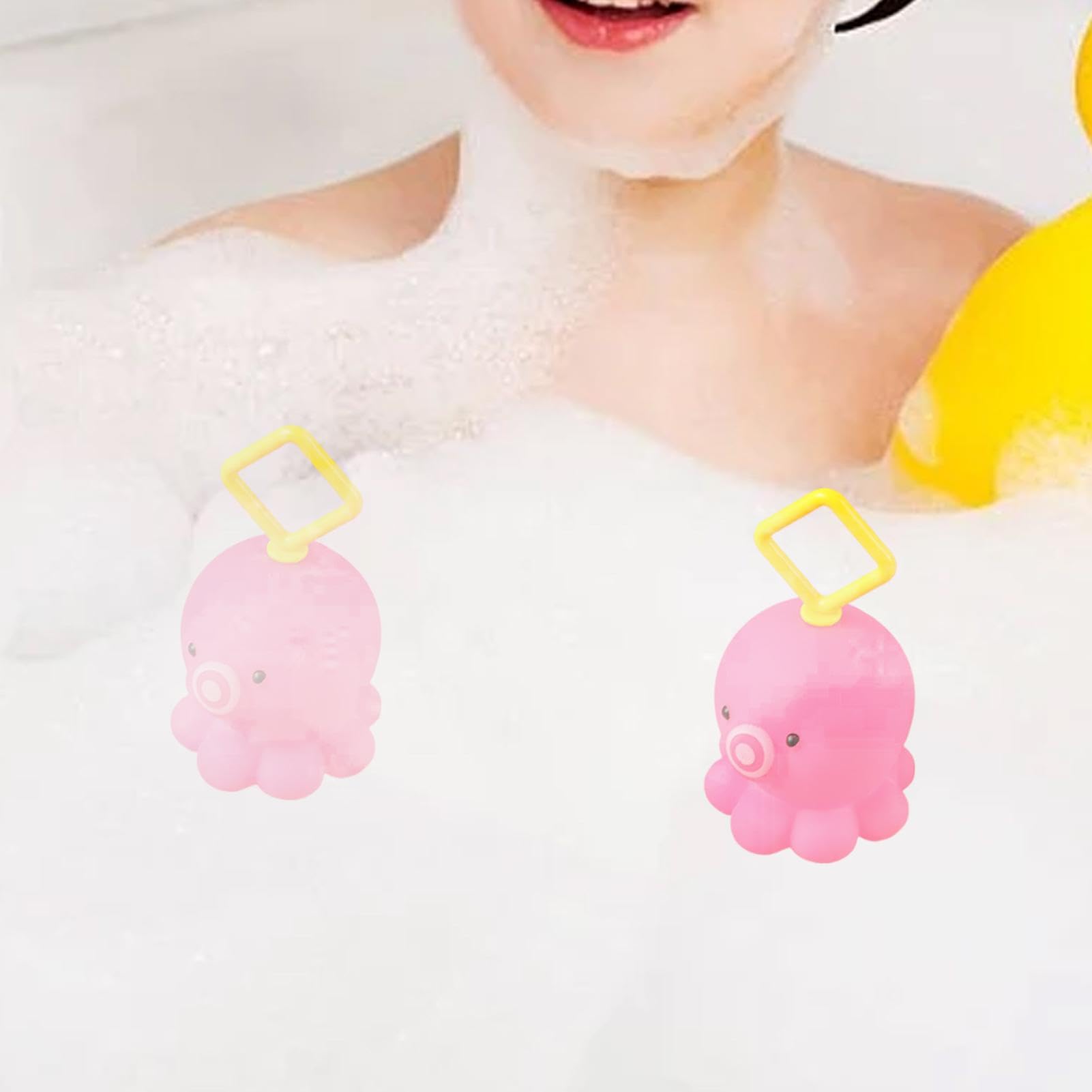 Light-Up Bathtub Fishing Toy Set - 20 Squishy Ducks for Kids Sensory Play & Swimming Fun | Interactive Bath Time Games for Toddlers & Preschoolers