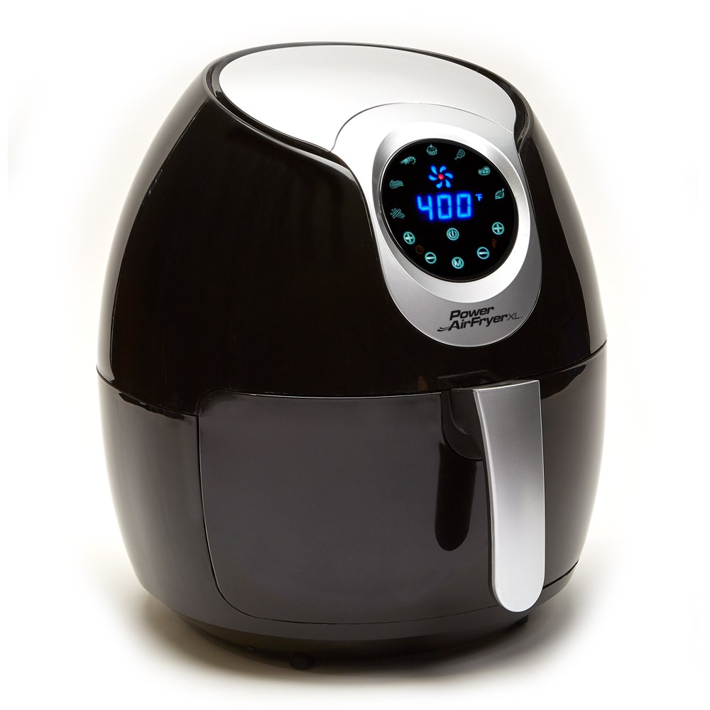 Power Air Fryer XL 5.3 Quart - Large Capacity Digital Air Fryer for Healthy Cooking | Perfect for Frying, Baking, Roasting & Reheating | Ideal for Family Meals, Parties & Quick Snacks