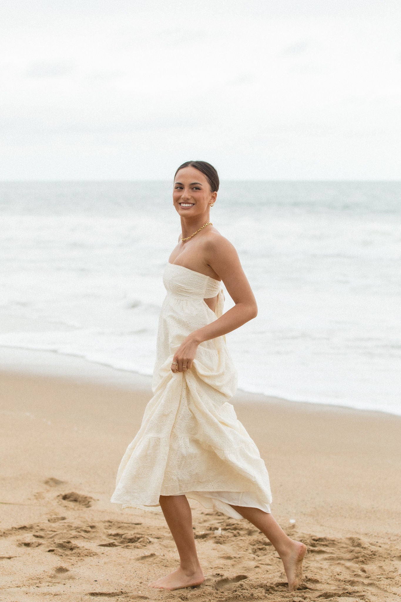 Winona Strapless Maxi Dress for Women - Elegant Summer Beach Wedding Party Dress - Perfect for Vacations, Date Nights & Special Occasions