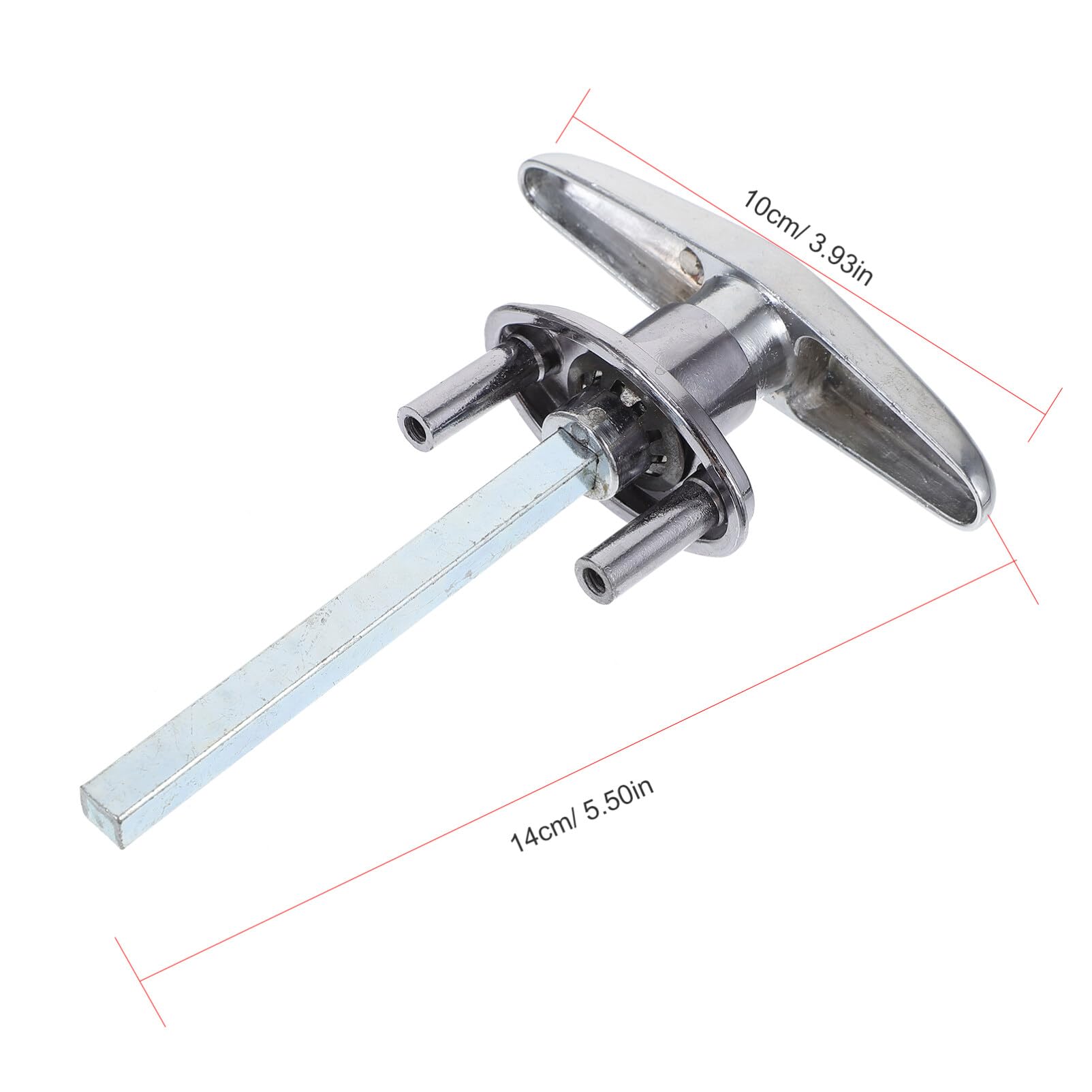 Garage Door T-Handle Lock Replacement Kit with Key - Heavy Duty Flap Door Lock for Sheds, Barns & Storage Units | Secure Outdoor Door Hardware for Home & Commercial Use