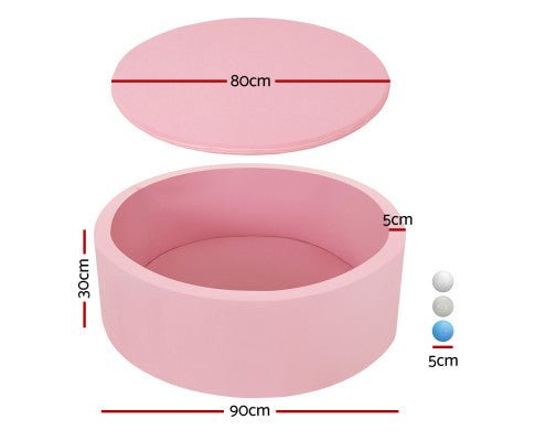 Pink Ocean Foam Dog Ball Play Pit - Fun Interactive Toy for Small & Large Dogs - Perfect for Indoor & Outdoor Playtime, Training, and Exercise
