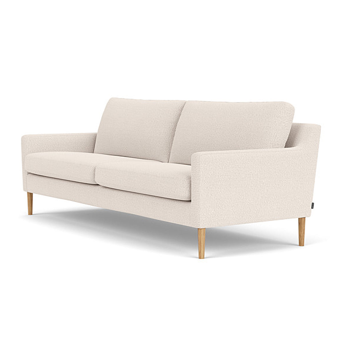 Astha Boucle 3 Seater Sofa - Modern Upholstered Couch with Soft Fabric for Living Room, Lounge & Office | Comfortable Sectional Sofa for Home Decor