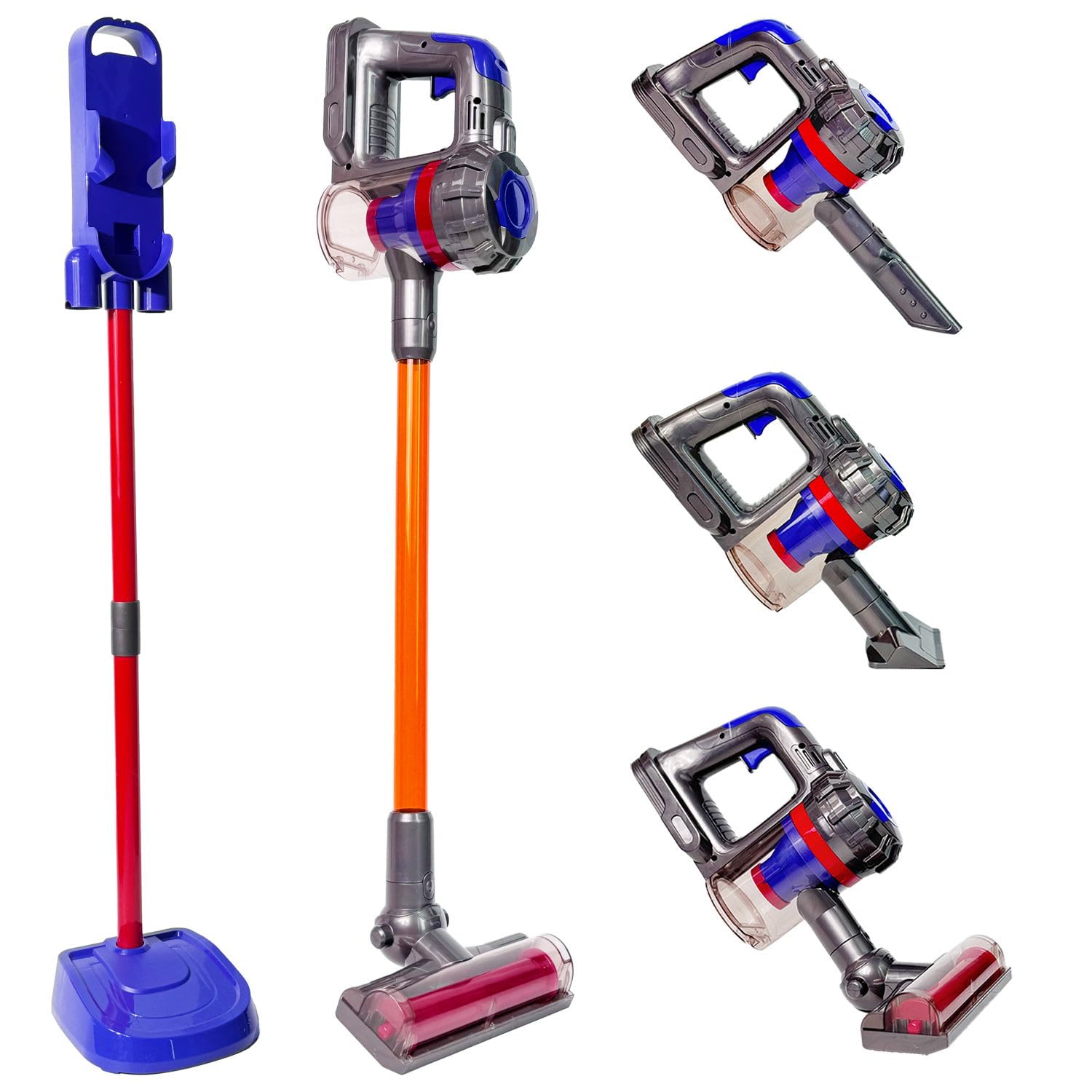 VARANO 3-in-1 Kids Vacuum Cleaner Toy with Real Suction - Functional Toddler Cleaning Toy for Ages 3+ | Pretend Play, Early Learning & Household Helper | Classic Edition for Bedroom, Playroom & Carpet Cleaning Fun