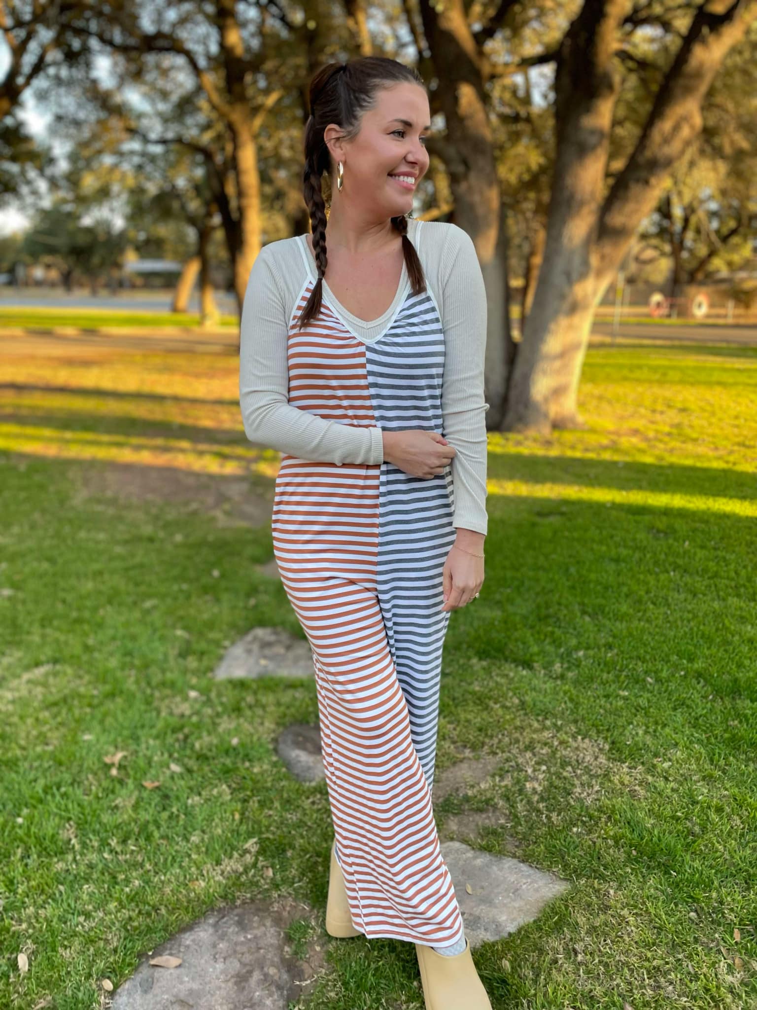 Happy Together Jumpsuit - Stylish Women's Romper for Casual Outings & Summer Vacations | Comfortable One-Piece Outfit for Beach, Travel, and Date Nights