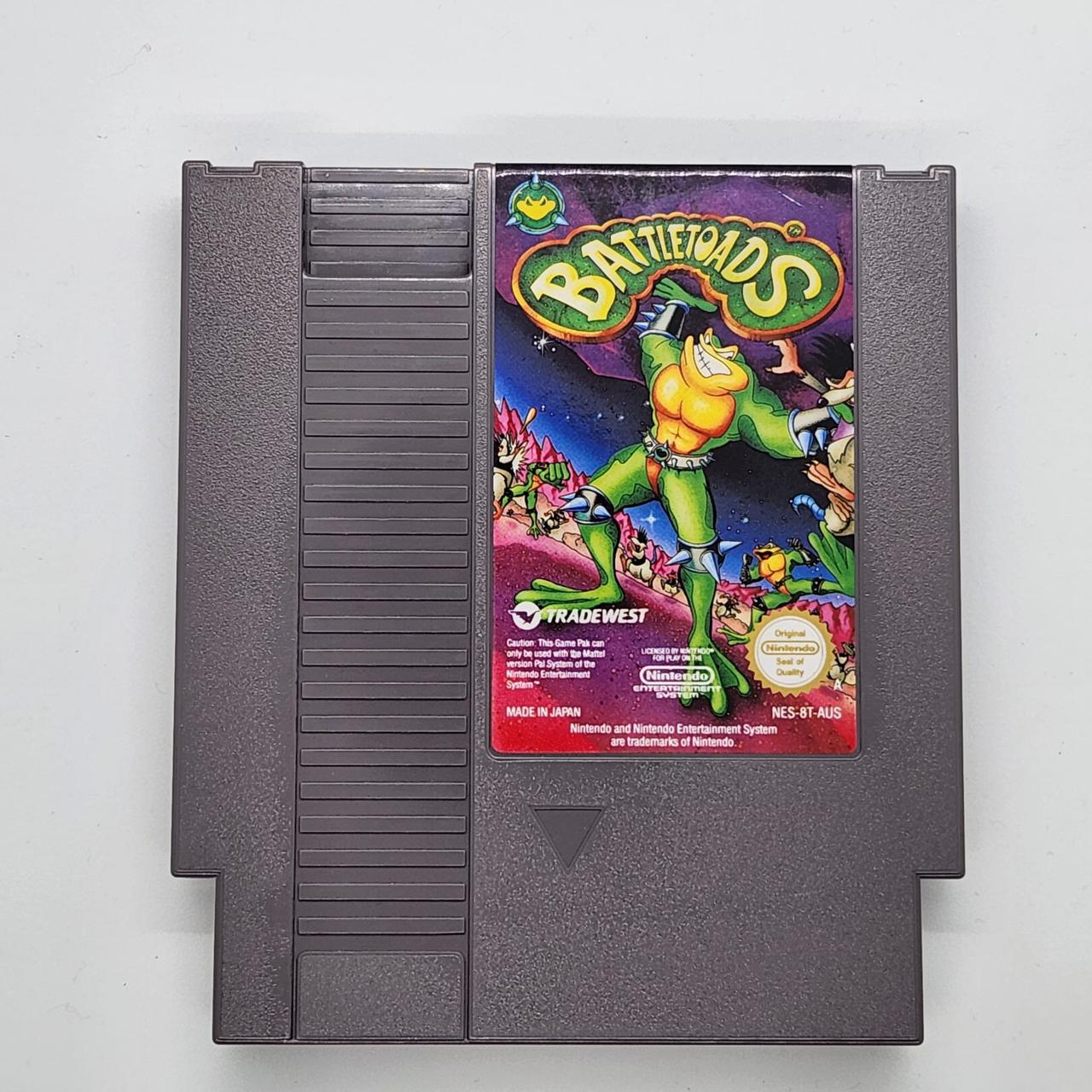 Battletoads NES Game for Nintendo Entertainment System - Classic Retro Gaming Experience for Collectors & Enthusiasts | Perfect for Nostalgic Play & Display