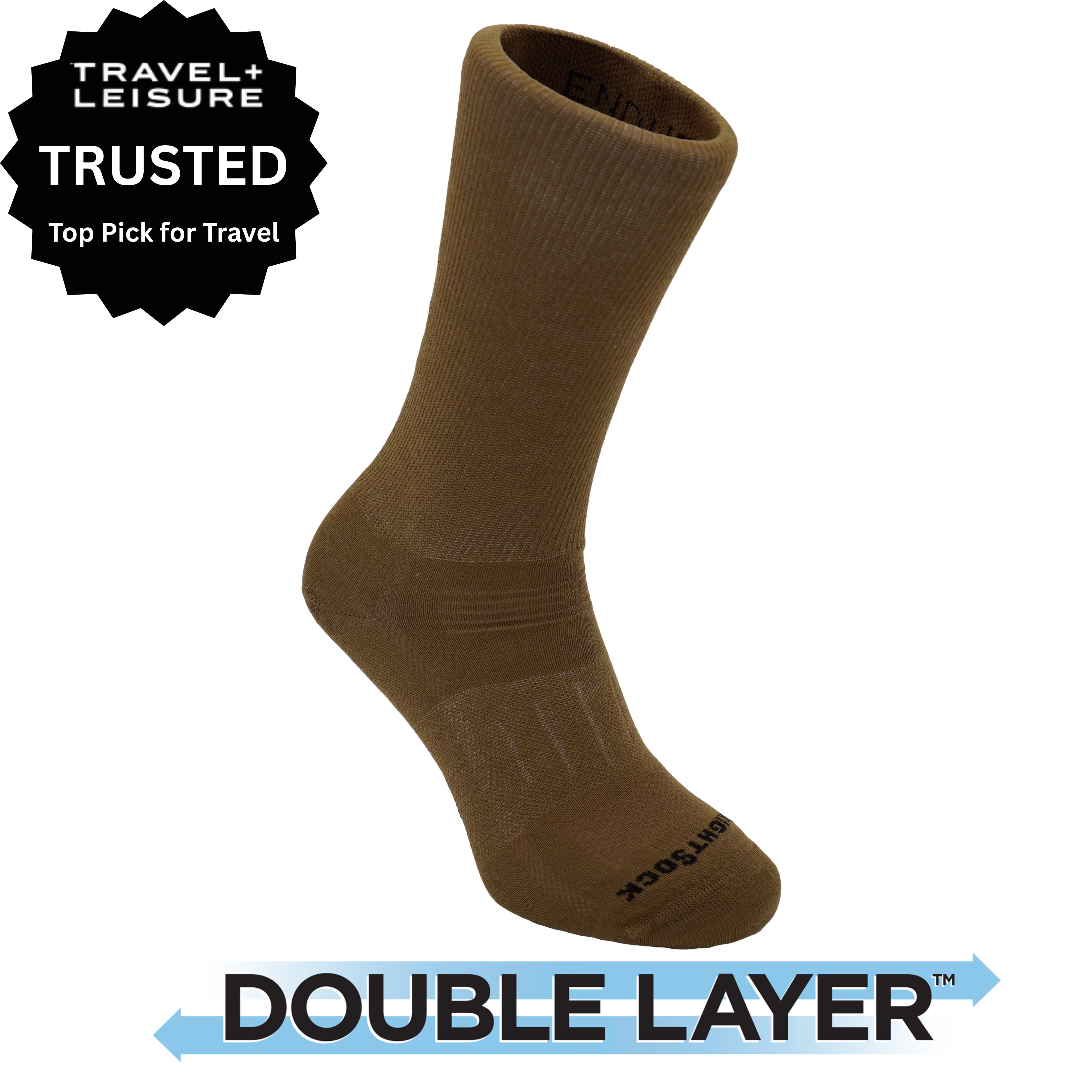 Endurance Crew Anti Blister Socks - Military & PT Training Socks for Men - Moisture Wicking & Blister Prevention for Running, Hiking & Tactical Operations