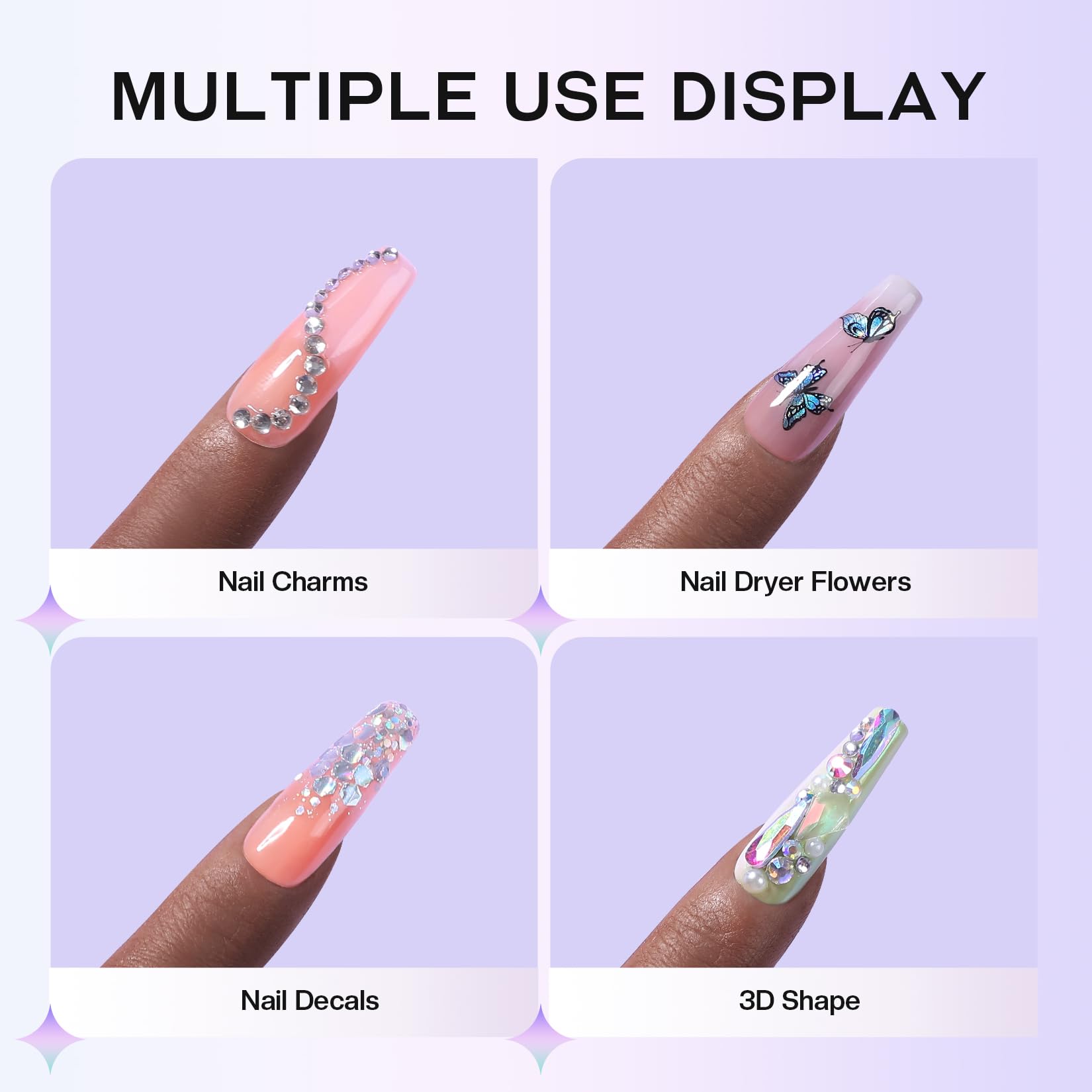 30g Super Strong Nail Rhinestone Glue - No Wipe Clear Gel for 3D Nail Art, DIY Nail Designs & Nail Charms | Professional Nail Tech Supplies | Perfect for Salon, Home Manicures & Nail Art Enthusiasts
