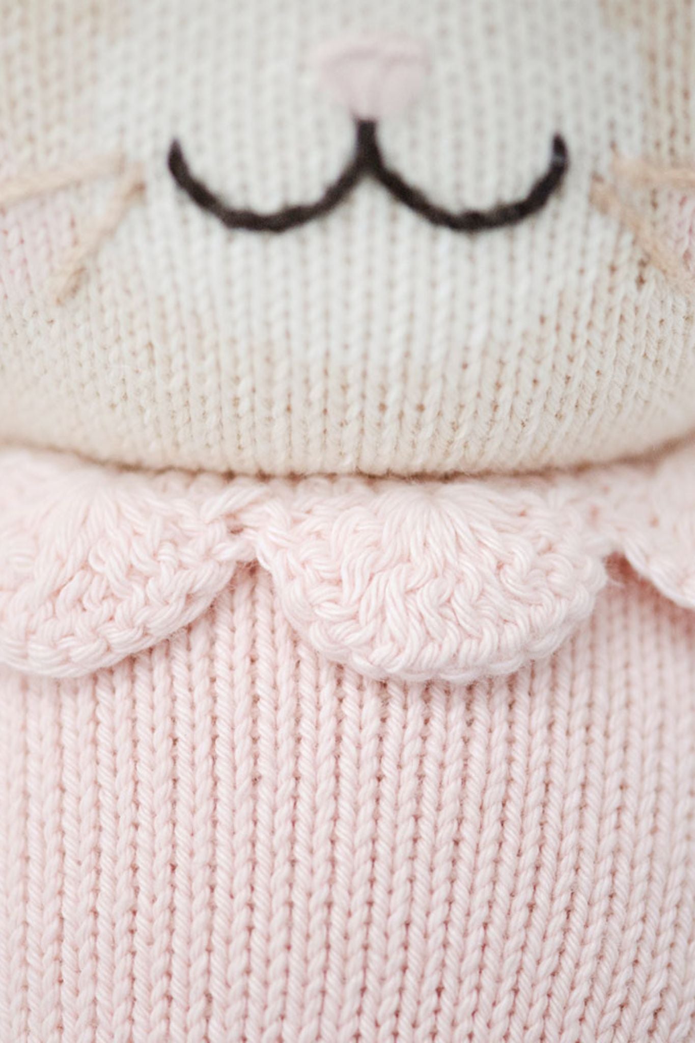 Blush Hannah the Bunny Little - Soft Plush Toy for Babies Under 1 Year | Cute Nursery Decor & First Birthday Gift for Infant Girls and Boys