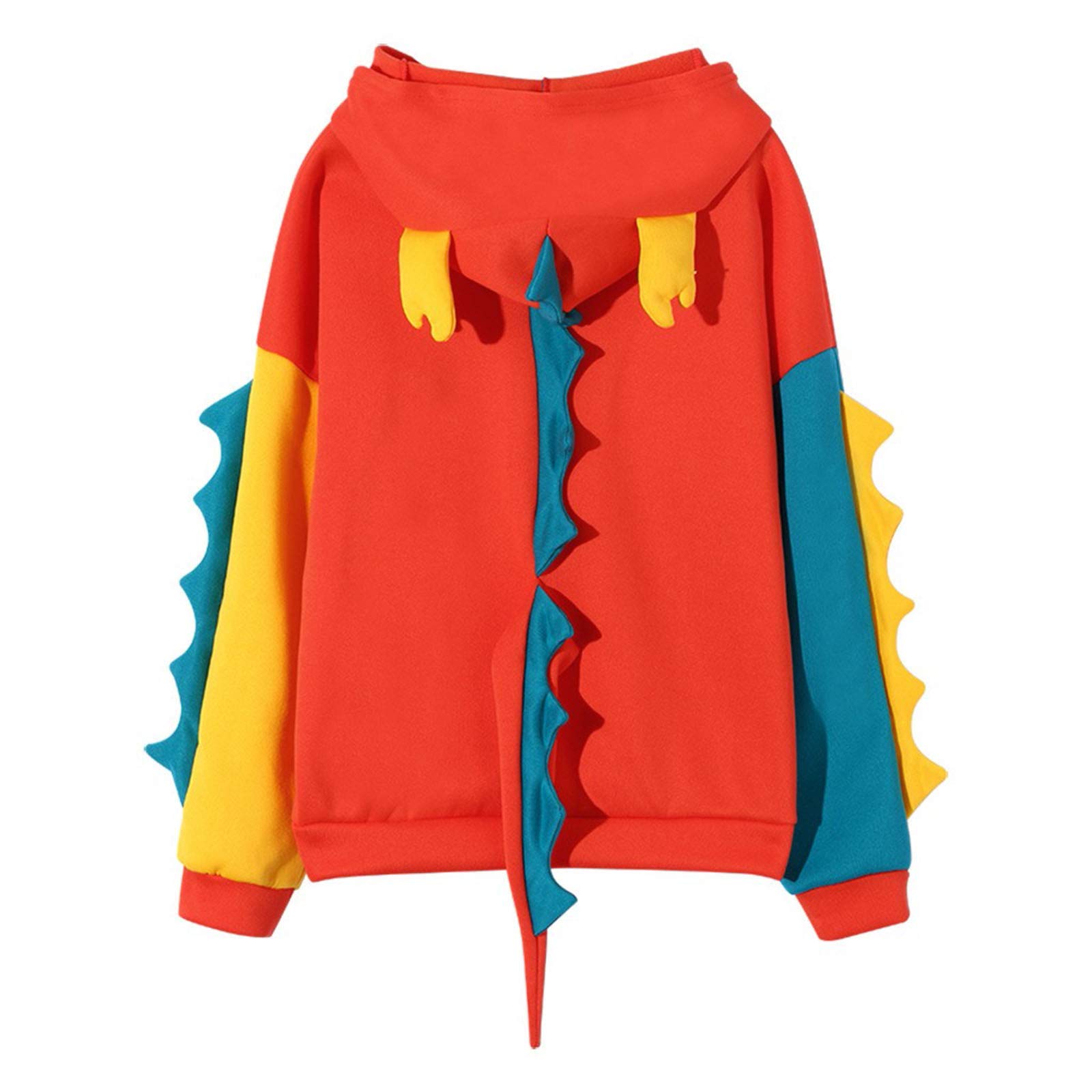 Trendy Women's Fall Winter Graphic Hooded Sweatshirt - Patchwork Long Sleeve Casual Pullover | Perfect for Outdoor Activities, Streetwear Fashion & Cozy Loungewear
