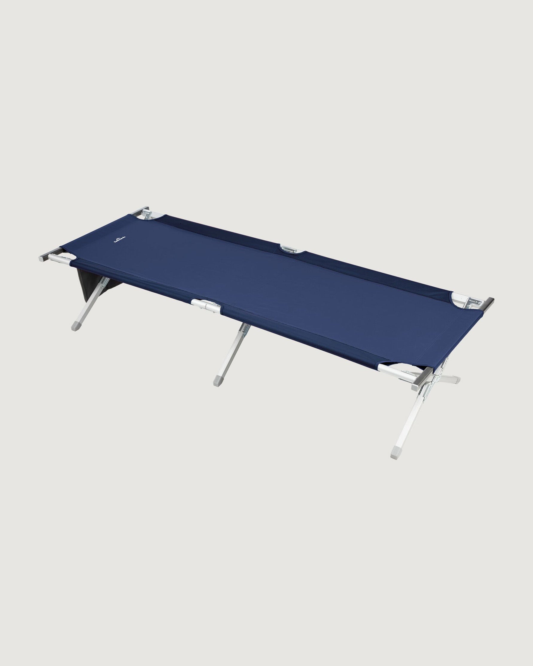 Retreat Single Camp Bed - Dark Navy Blue Portable Folding Cot for Camping, Travel & Guest Bed - Lightweight & Durable Outdoor Sleeping Solution