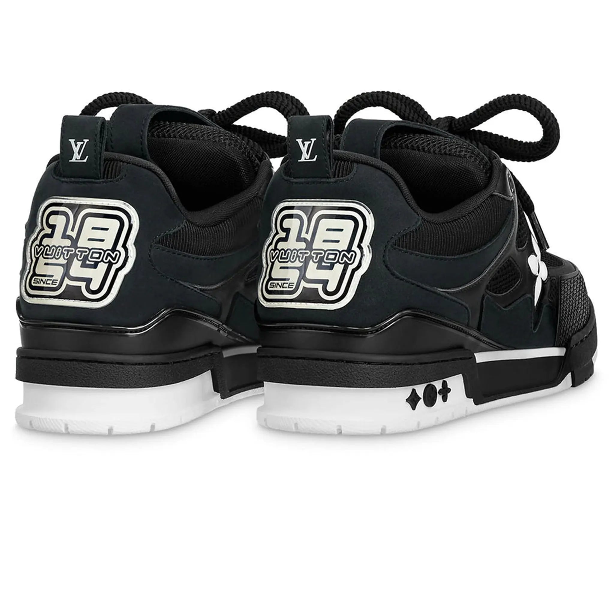Authentic Louis Vuitton LV Skate Trainer Black Sneakers for Men - Luxury Streetwear Fashion Shoes for Casual Wear & Skateboarding
