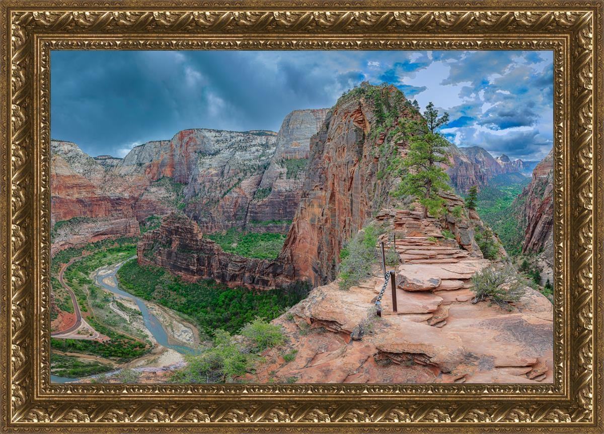 Angel's Landing Panoramic View Hiking Backpack - Lightweight & Durable for Outdoor Adventures, Camping, and Travel