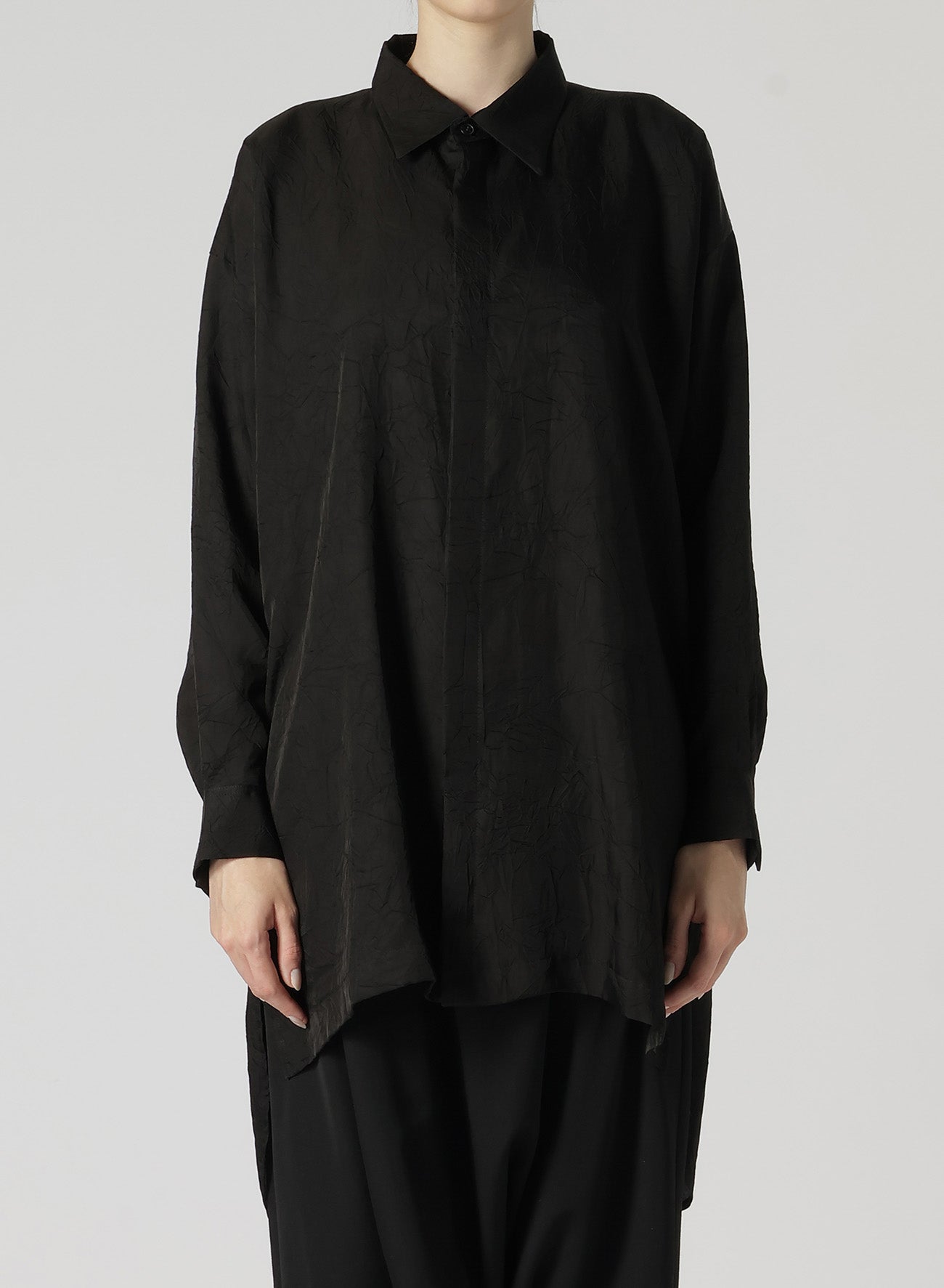 Wrinkle-Resistant Twill Double Placket Blouse for Women - Elegant Office & Casual Wear - Perfect for Work, Dates, and Everyday Outfits
