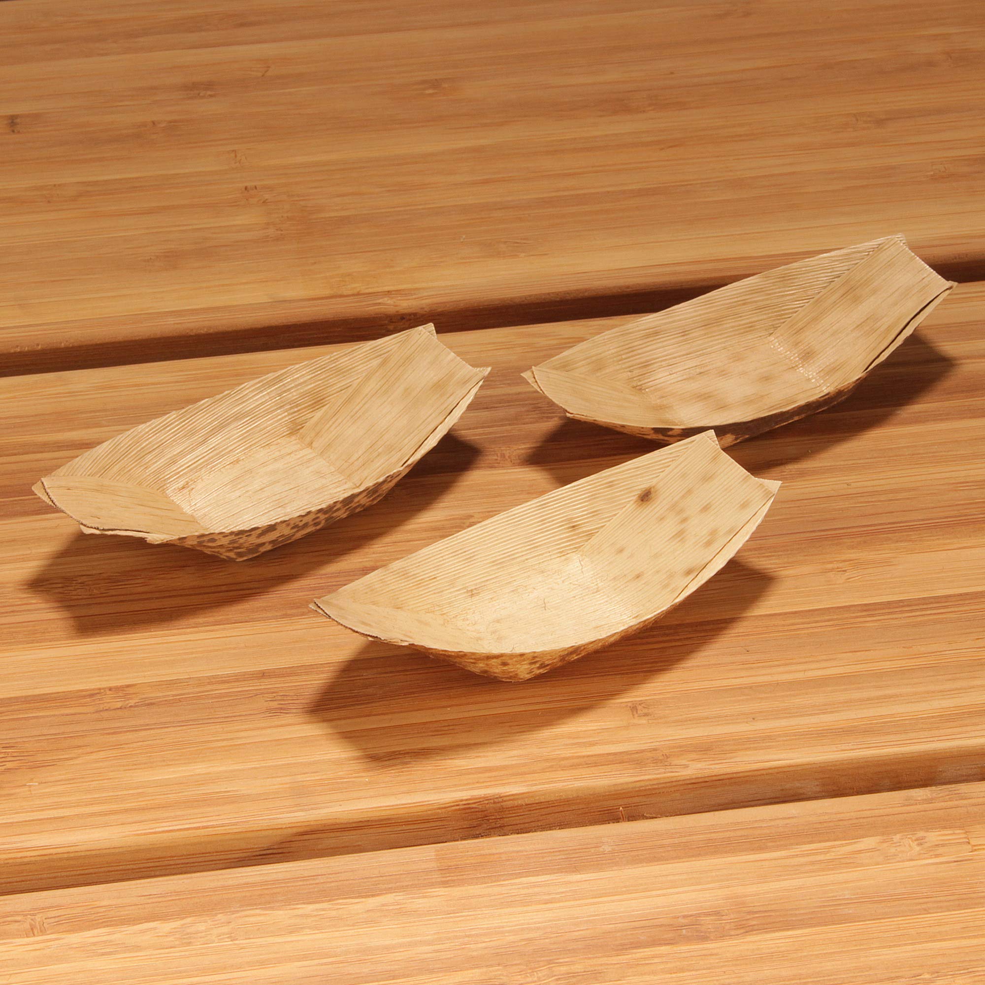 Premium Bamboo Leaf Boats 3.25