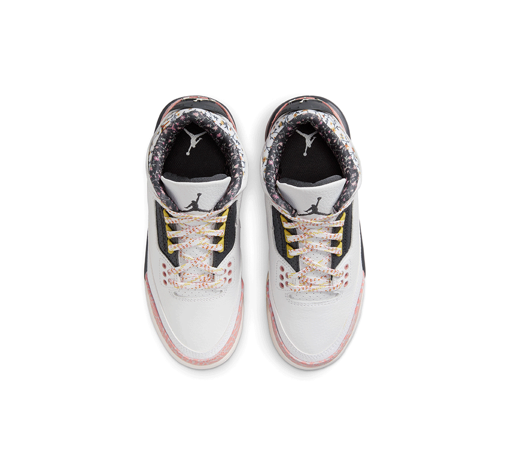 AIR JORDAN 3 RETRO (GS) Basketball Shoes for Kids - Lightweight Sneakers for Boys & Girls - Perfect for School, Sports & Casual Wear