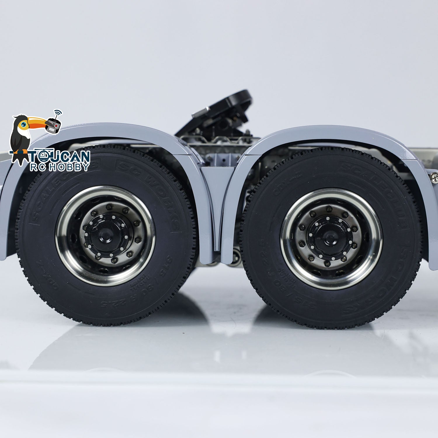 1/14 Scale 6x6 Metal Chassis RC Tractor Truck RTR Electric Car - 3 Speed Gearbox, Pre-Assembled & Painted Model for Off-Road Simulation & Hobby Racing (Ideal for RC Enthusiasts & Collectors)
