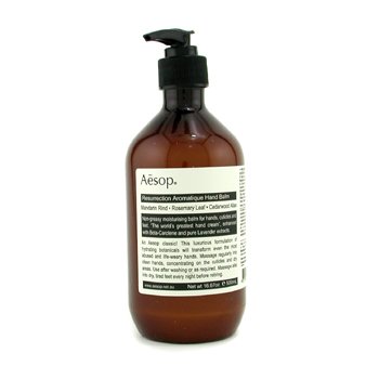Aesop Resurrection Aromatique Hand Balm - 16.67 oz | Hydrating Hand Cream with Mandarin, Rosemary & Cedarwood | Perfect for Dry Hands, Winter Care & Gift Giving