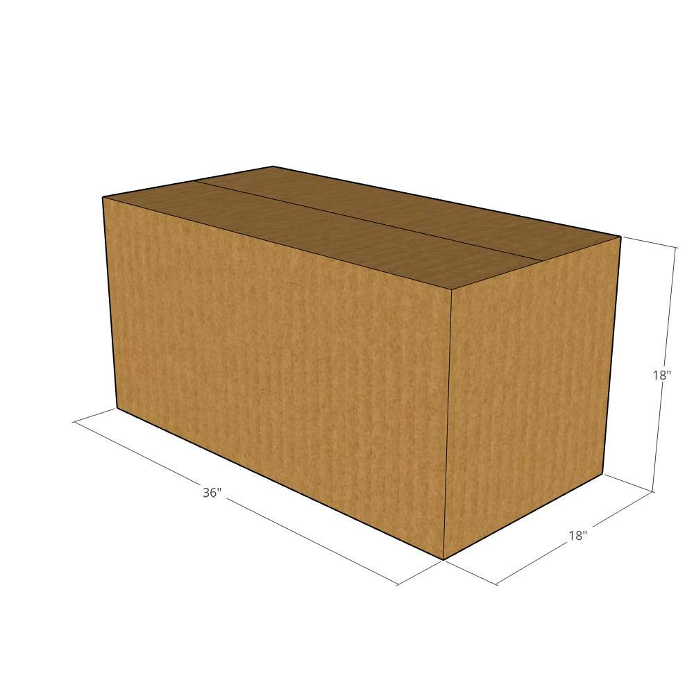75 - 36x18x18 Inches (LxWxH) - 32 ECT Heavy Duty Corrugated Shipping Boxes for Moving, Storage & Ecommerce Packaging