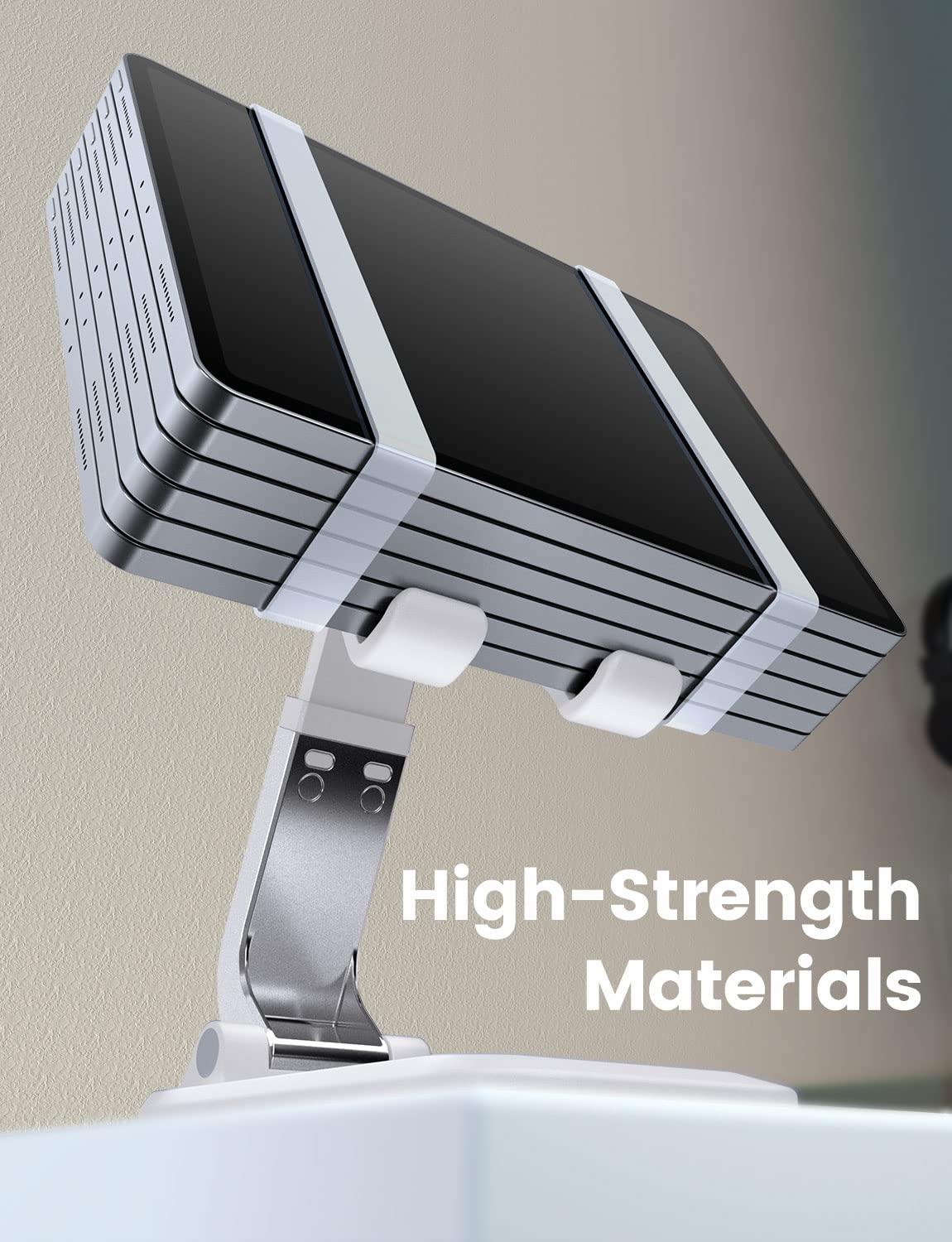 Adjustable Phone Stand for Desk - Universal Phone Holder for iPhone, iPad & Tablets 4