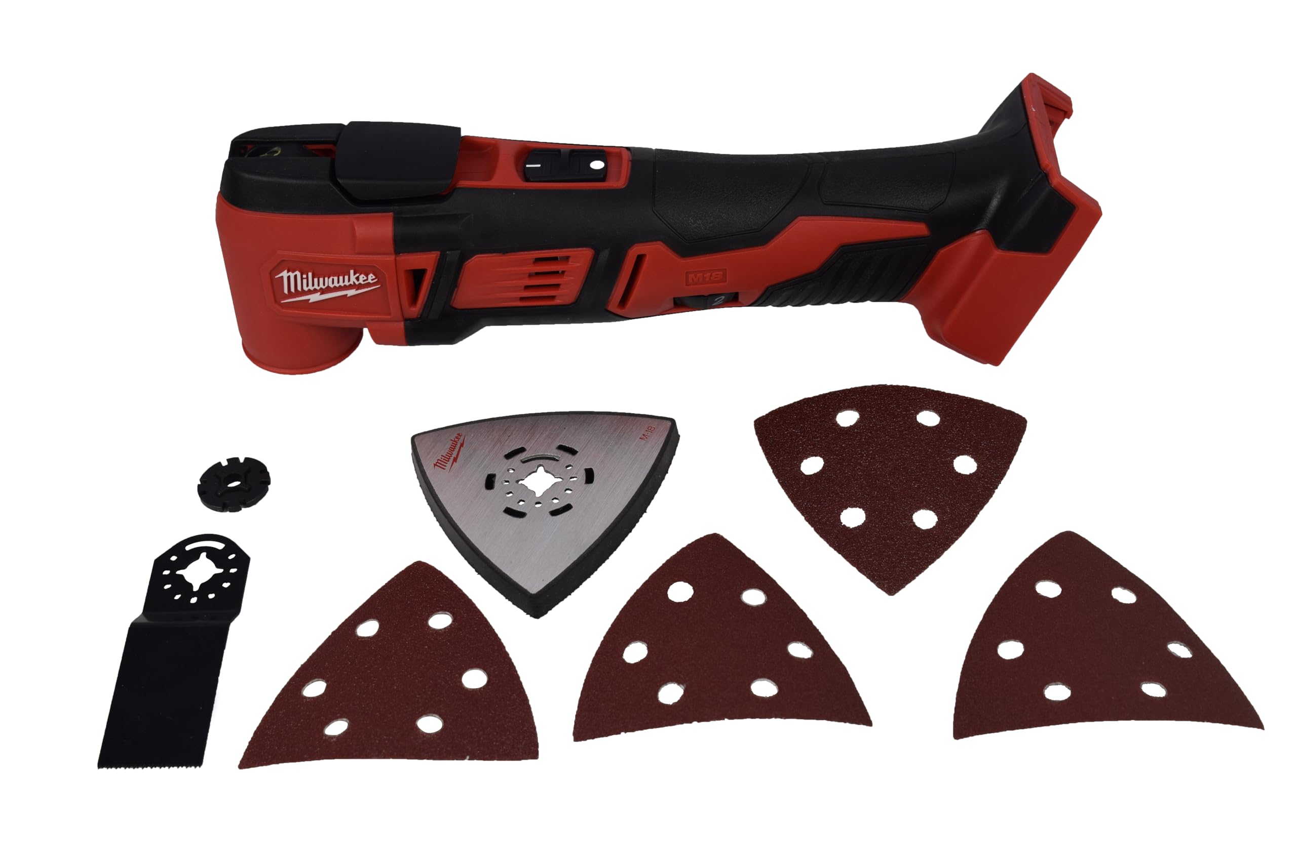 Milwaukee 2626-20 18V Cordless Oscillating Multi-Tool (Bare Tool) - Perfect for Cutting, Sanding, Scraping in DIY Projects & Professional Construction Work