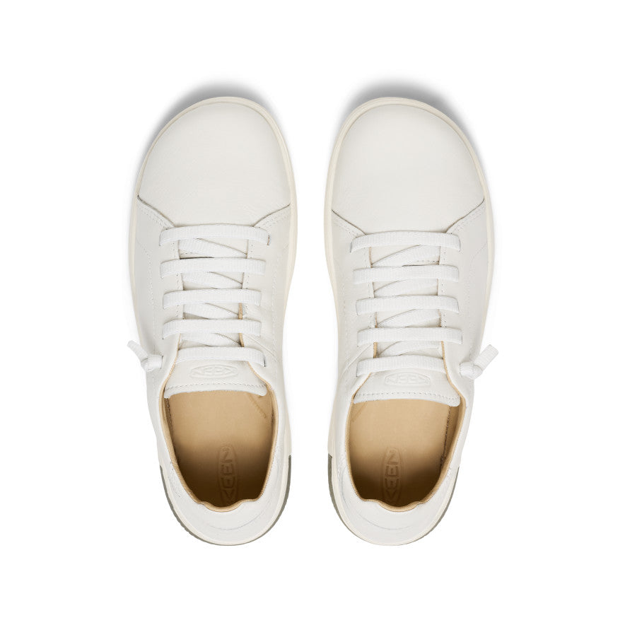 KNX Men's Leather Sneakers - Star White/Star White | Comfortable Casual Shoes for Walking, Work & Everyday Wear