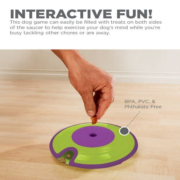 Outward Hound Treat Maze Dog Puzzle Toy - Interactive Slow Feeder for Mental Stimulation & Anxiety Relief - Perfect for Small, Medium & Large Dogs - Indoor & Outdoor Use