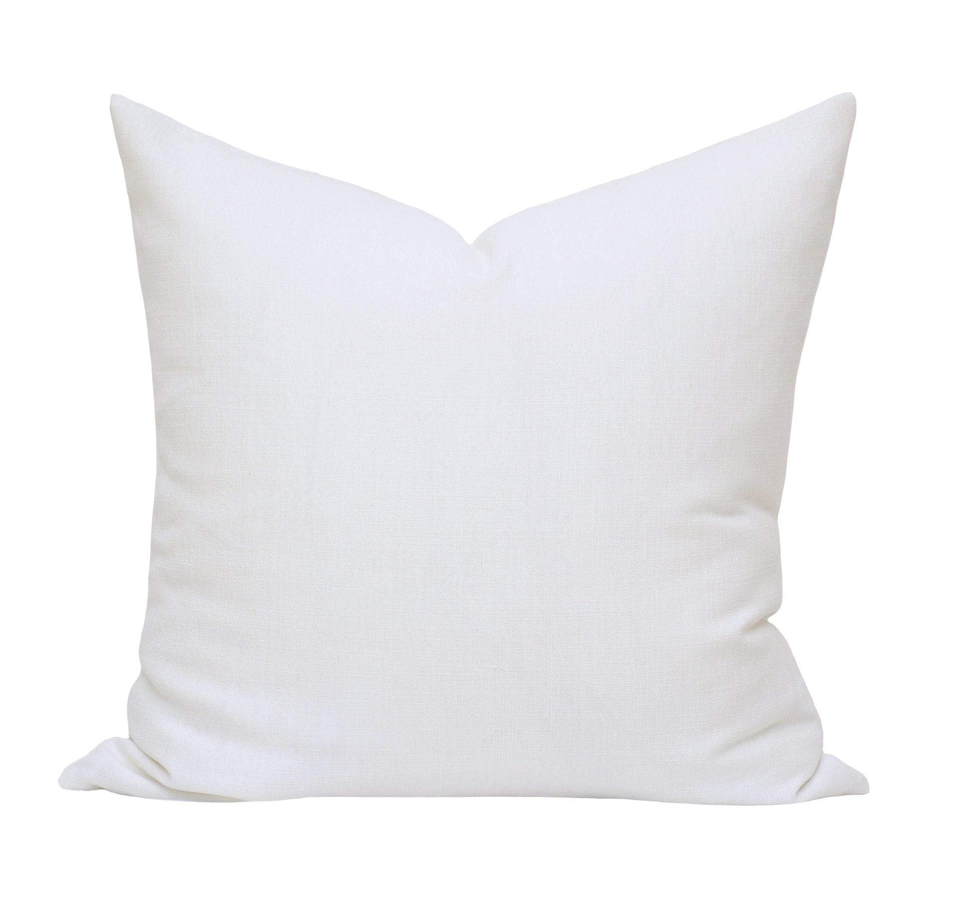 MoonRest® 4-Pack Square Pillow Inserts - 27x27 Inch Hypoallergenic Synthetic Down Alternative with Woven Cotton Cover - Perfect for Sofa, Couch, Bed & Home Decor