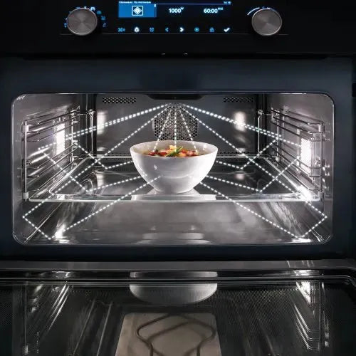 Asko 45cm Built-In Combination Microwave Oven with Grill - Stainless Steel OCM8487A1 | Perfect for Modern Kitchens & Small Spaces