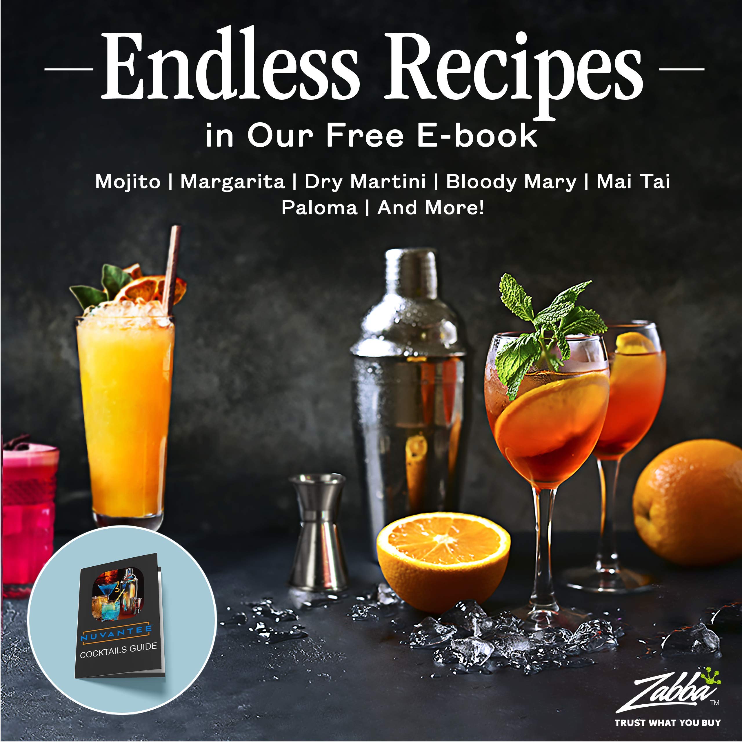 Premium 24 oz Stainless Steel Cocktail Shaker Set with Built-in Strainer & Measuring Jigger - Professional Martini Mixer & Home Bartending Kit for Parties, Bars & Mixology Enthusiasts