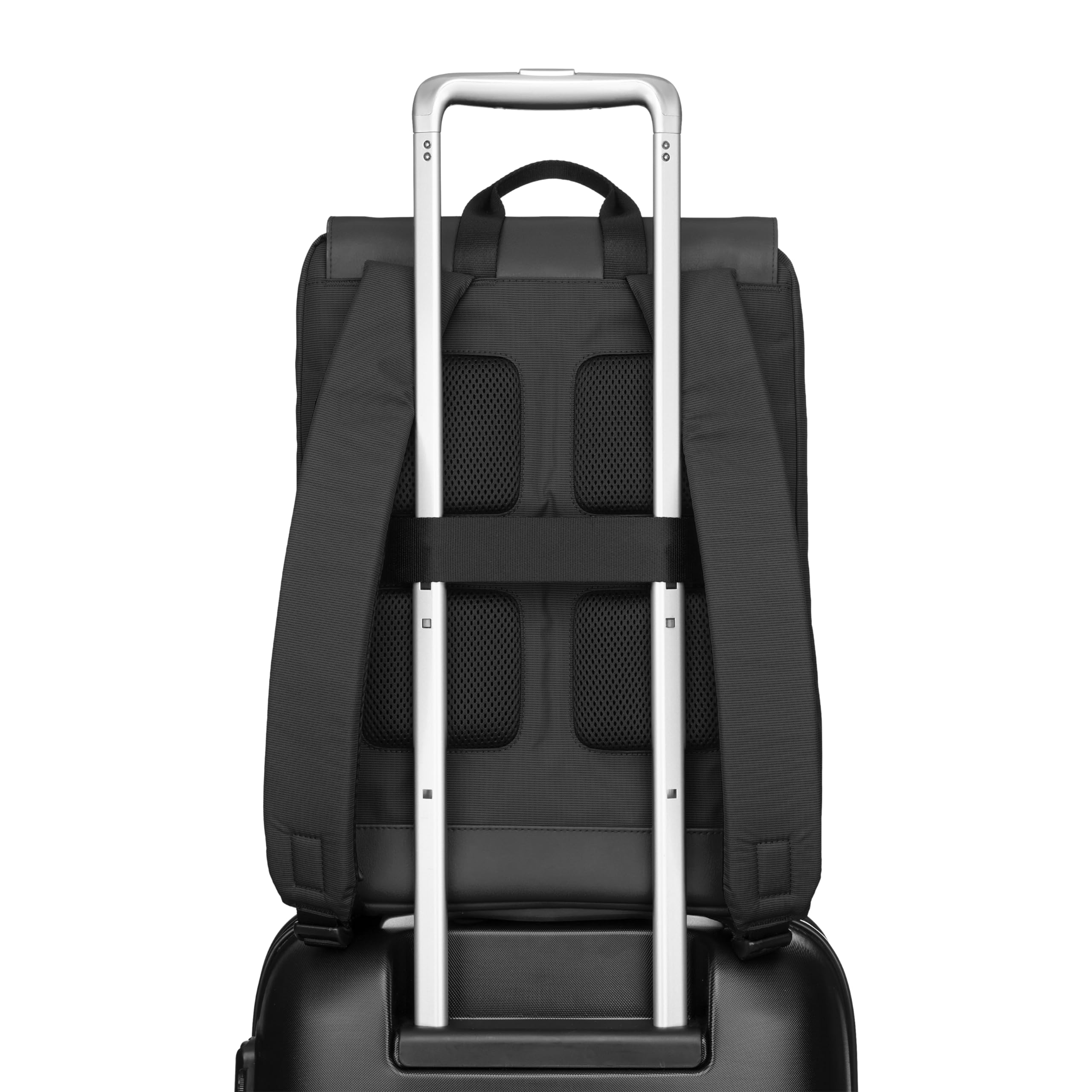 Moleskine Metro Collection Slim Laptop Backpack - Lightweight Tablet & 15 Inch Laptop Backpack (31x42x10cm) - Perfect for Work, School & Travel - Black