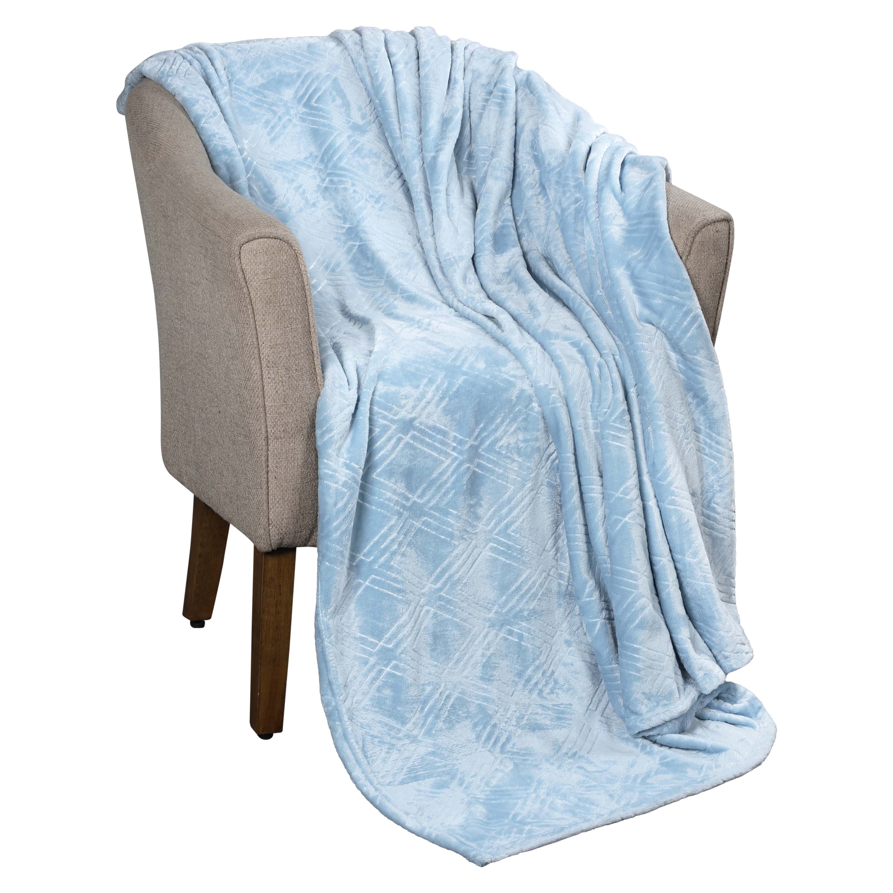 Premium Alaska Diamond Plush Fleece Blanket - Ultra Soft & Cozy Throw for Bed, Sofa, and Travel - Warm Winter Blanket for Home, Office, and Camping