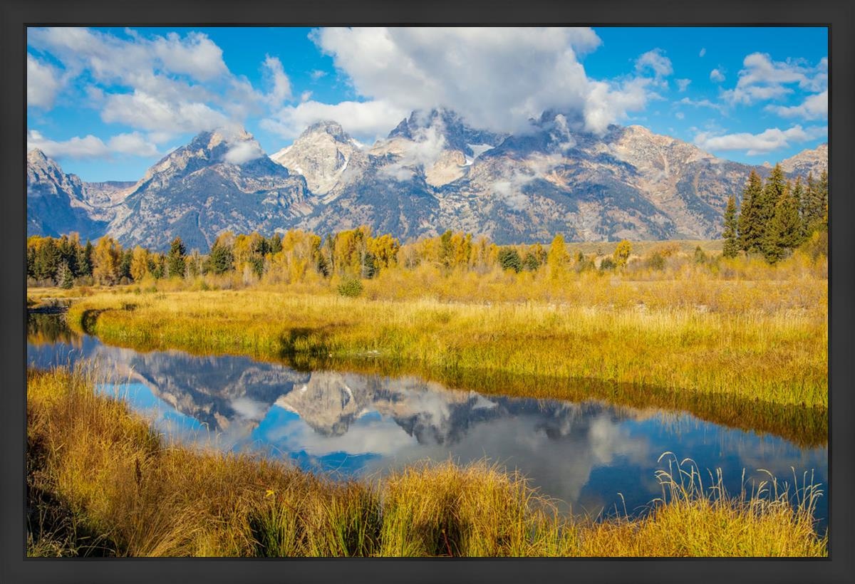 Autumn Splendor Large Wall Art - Fall Landscape Canvas Print - Home & Office Decor for Living Room, Bedroom, Entryway