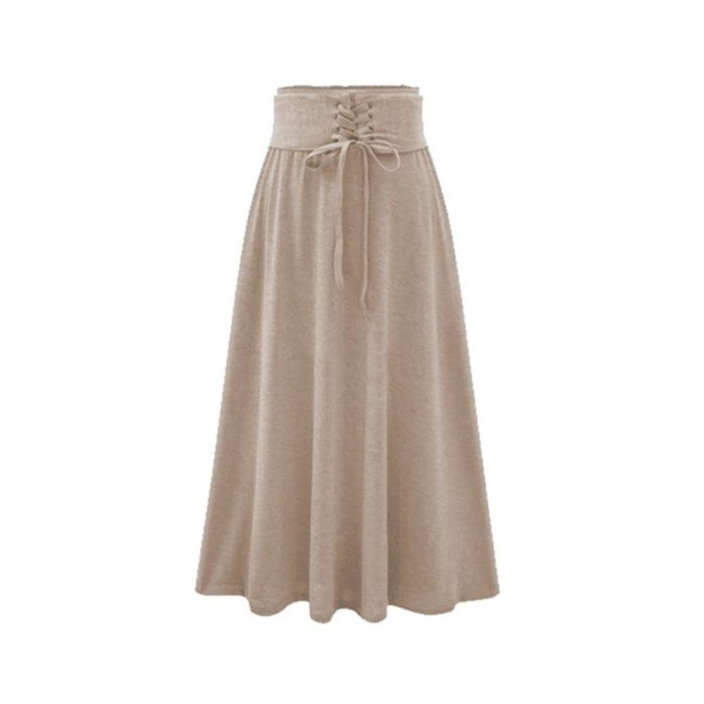 Women's Casual Swing Skirts for Plus Size - Flowy Midi Skirt for Spring & Summer - Perfect for Office, Date Night & Outdoor Activities