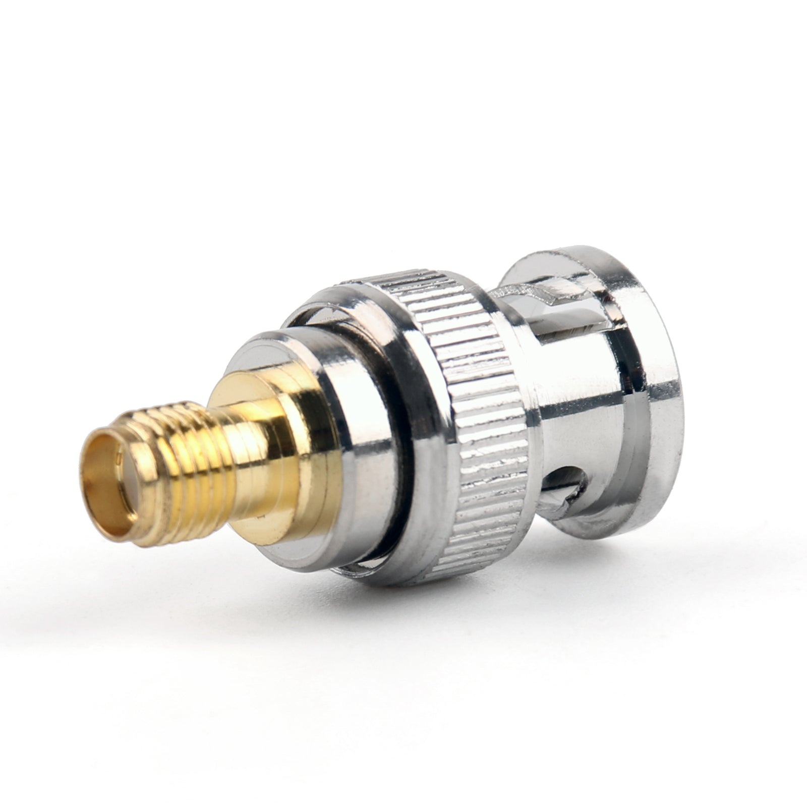 10Pcs BNC Male to SMA Female RF Connector Adapters - Straight Plug for CCTV, Antenna, and Ham Radio Equipment