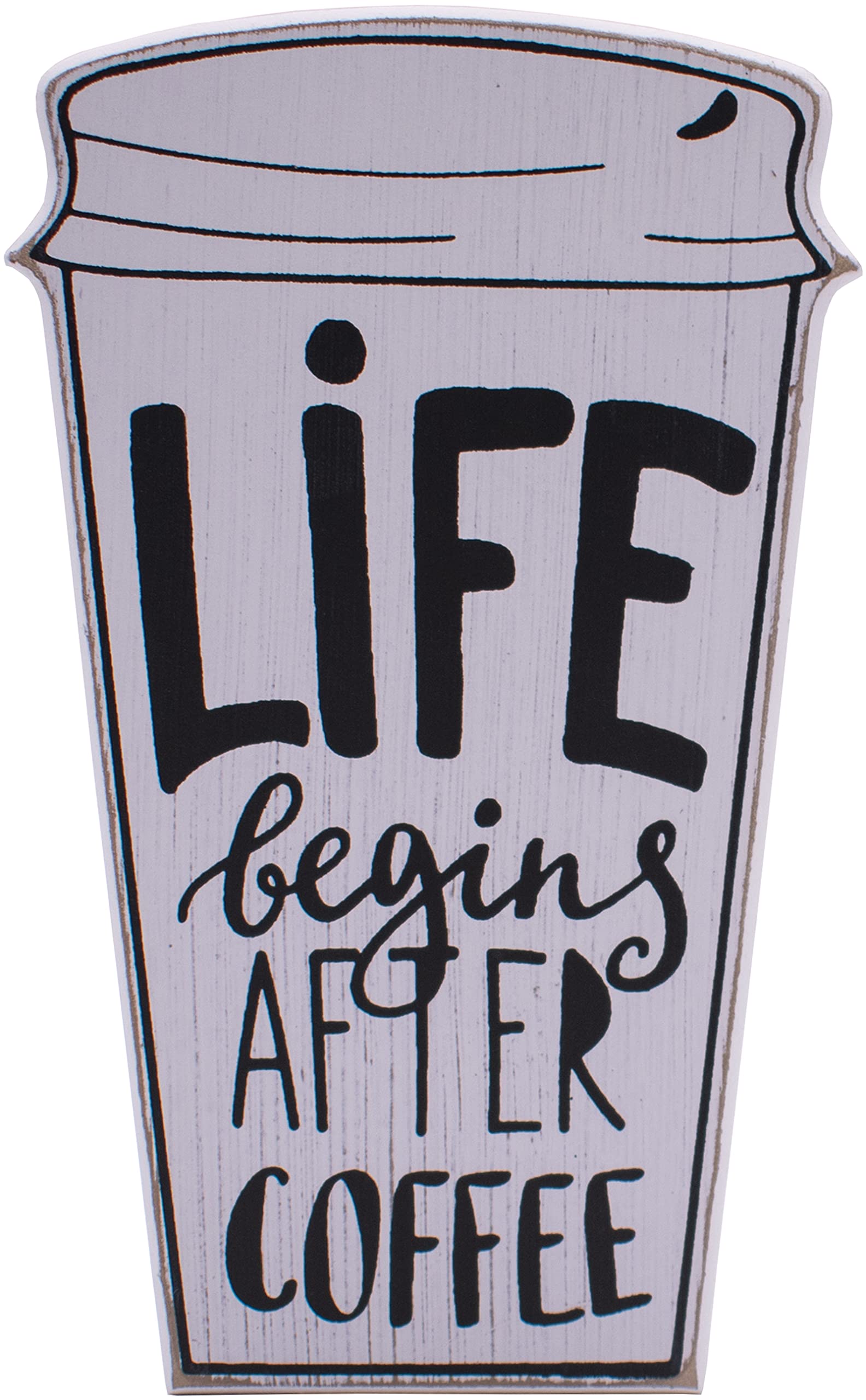 Rustic Wooden Coffee Lover Sign - 5
