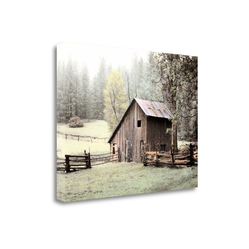 Barn Near Sonora by Laura Culver - Premium Fine Art Giclee Print on Gallery Wrapped Canvas - Ready to Hang Wall Decor for Living Room, Bedroom & Office