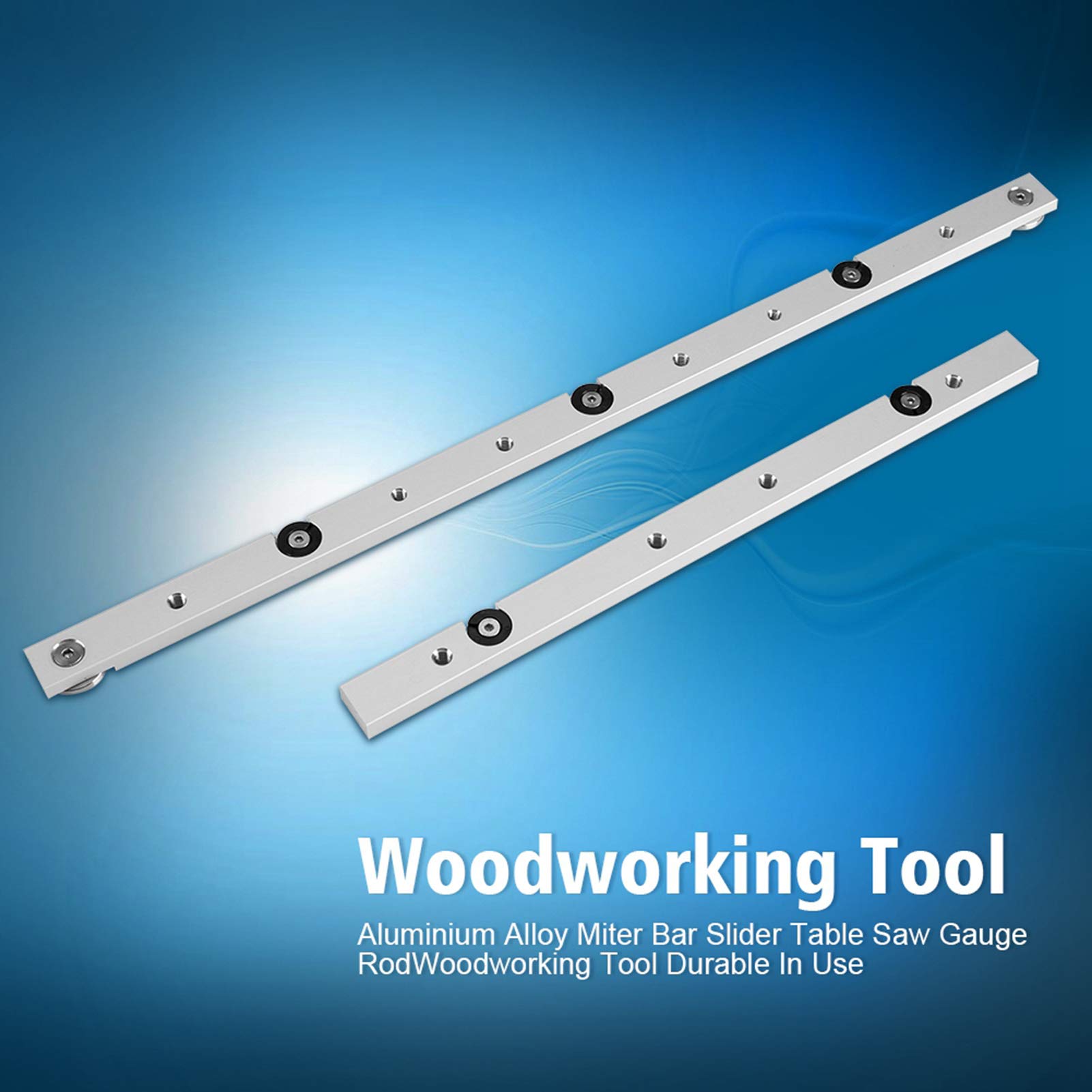 Aluminum Alloy Miter Bar Slider - 300mm Precision Table Saw Gauge Rod for Woodworking Jigs, Fixtures & Router Tables | Perfect for DIY Projects, Cabinet Making, and Woodshop Sleds