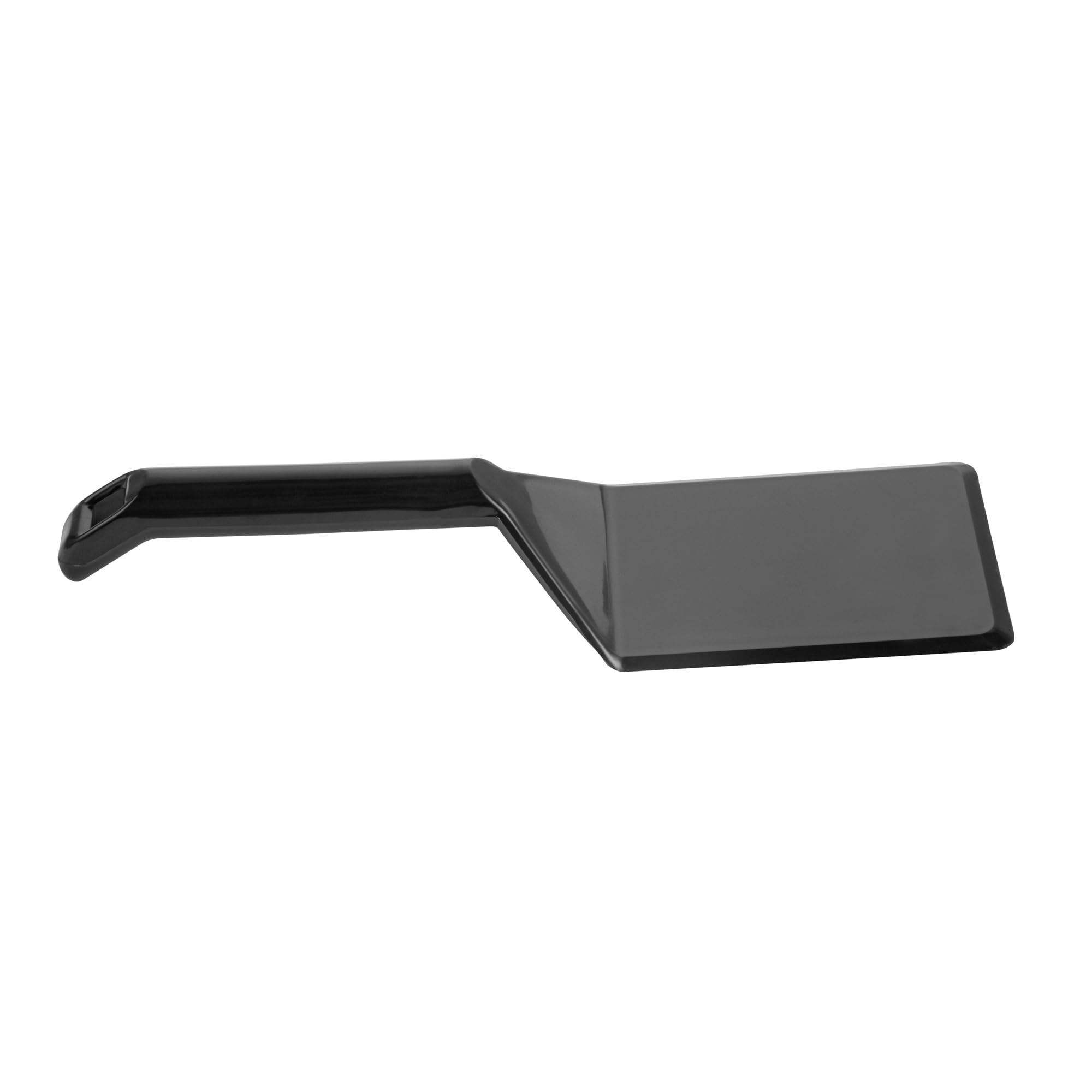 Restaurantware Cater Tek 10 Inch Disposable Serving Spatulas - 100 Pack Heavy-Duty Black Plastic Lasagna Spatulas with Wide Edge & Comfortable Handle for Cakes, Brownies, Eggs - Perfect for Catering, Buffets & Food Service