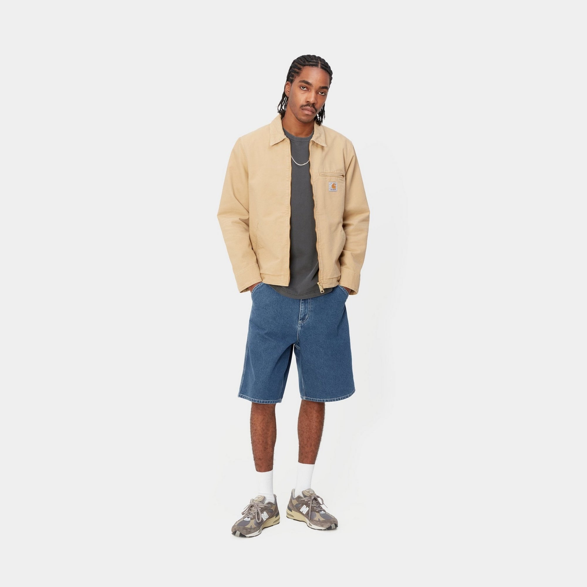 Simple Short Denim Jeans | Blue Stone Washed | Casual Wear for Men & Women | Perfect for Summer Outfits and Beach Vacations